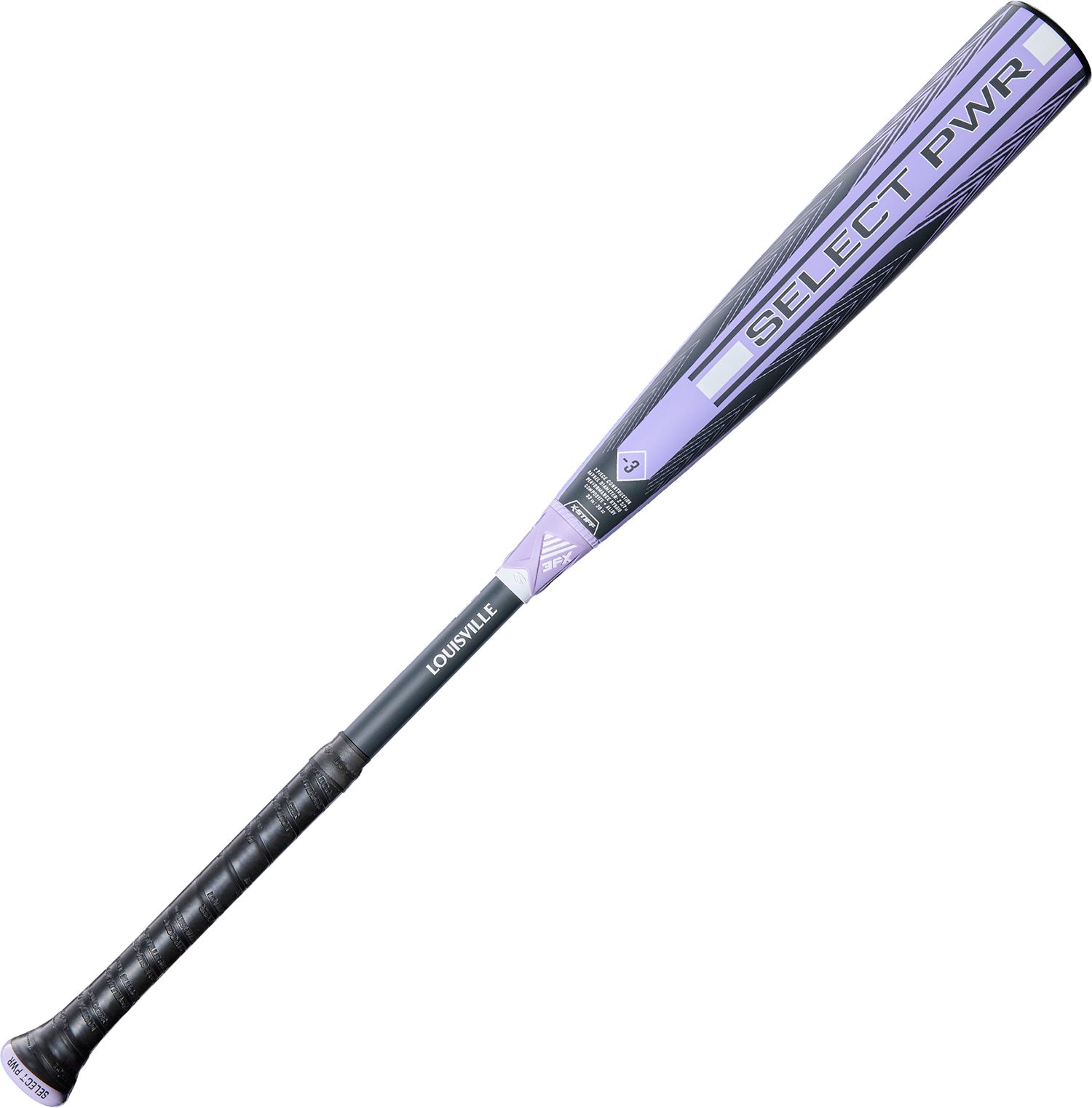 Louisville Slugger Select PWR Purple Hybrid BBCOR Bat 2026 (-3) product image