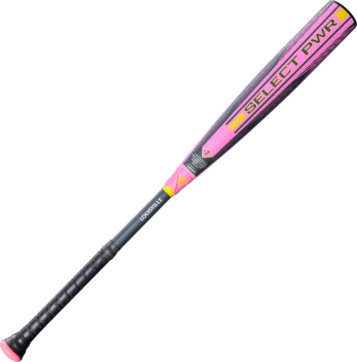 Louisville Slugger Select PWR Pink Hybrid BBCOR Bat 2026 (-3) product image