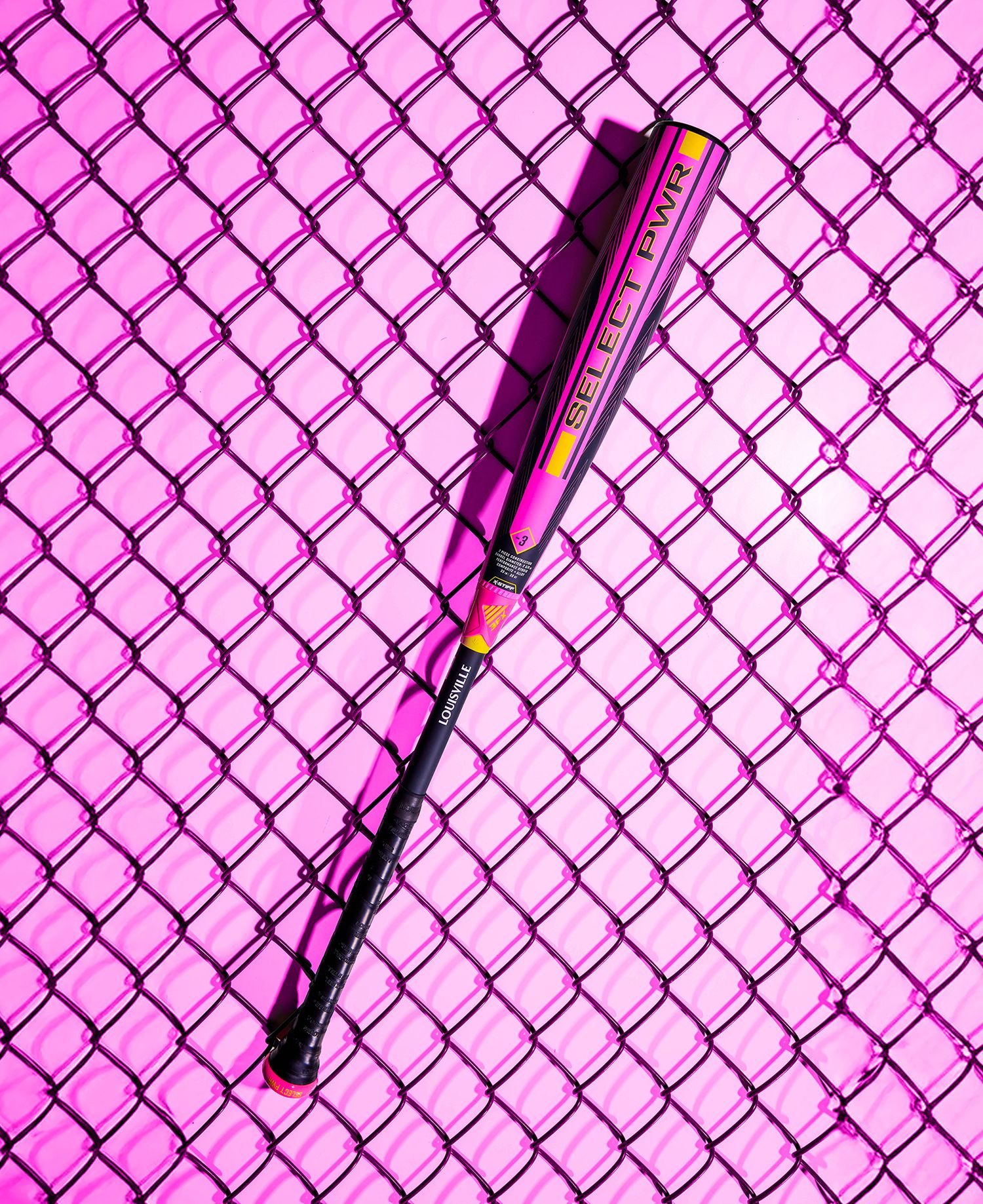 Louisville Slugger Select PWR Pink Hybrid BBCOR Bat 2026 (-3) product image