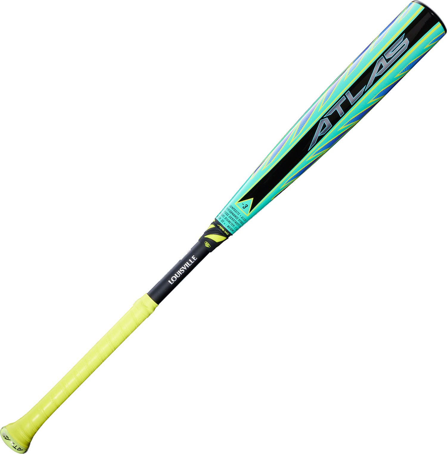 Louisville Slugger Atlas Green Hybrid BBCOR Bat 2026 (-3) product image