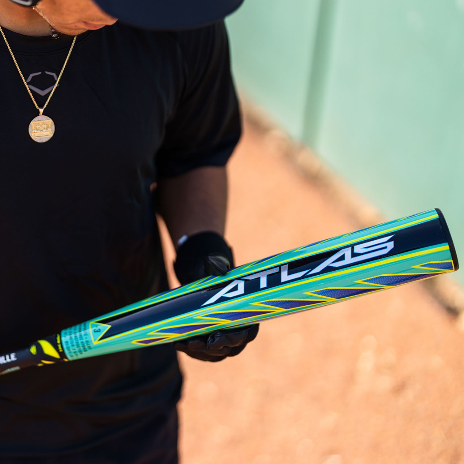Louisville Slugger Atlas Green Hybrid BBCOR Bat 2026 (-3) product image