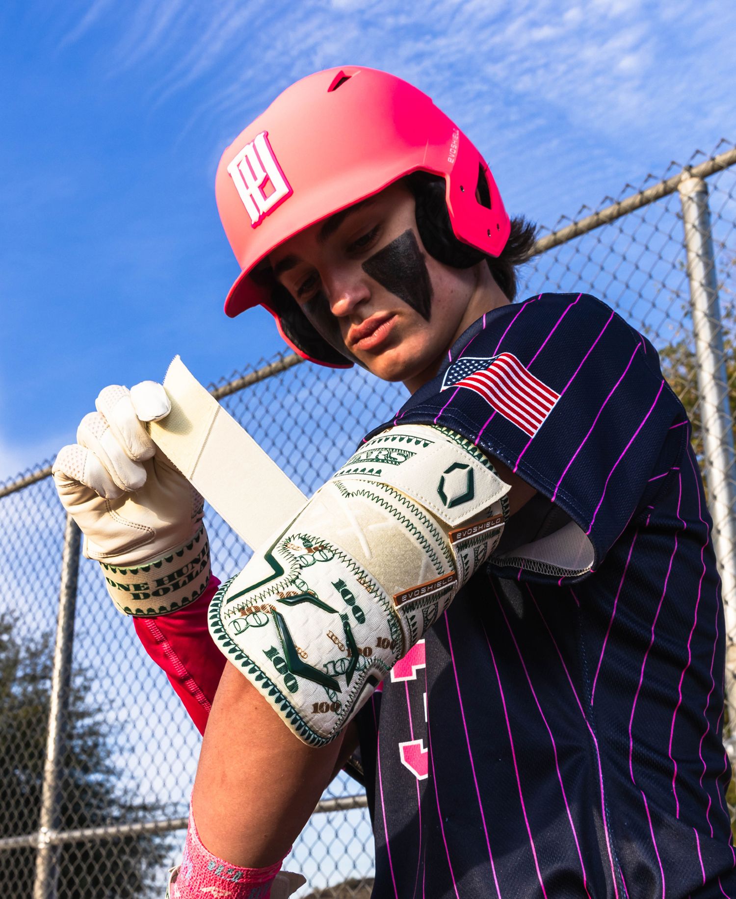 EvoShield Pro-SRZ 2.0 Money Double Strap Batter's Elbow Guard product image