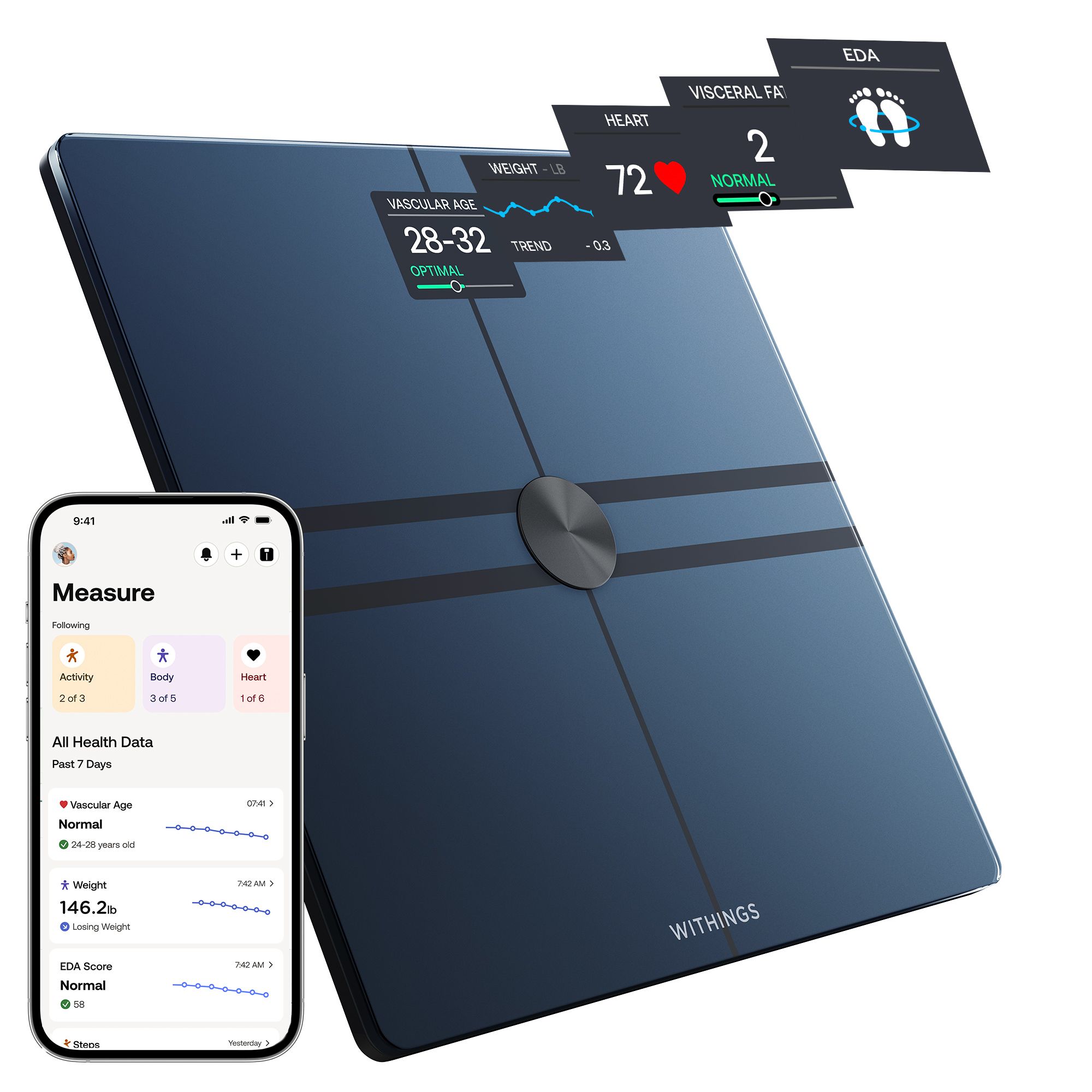 Withings Body Comp Complete Body Analysis Smart Wi-Fi Scale product image