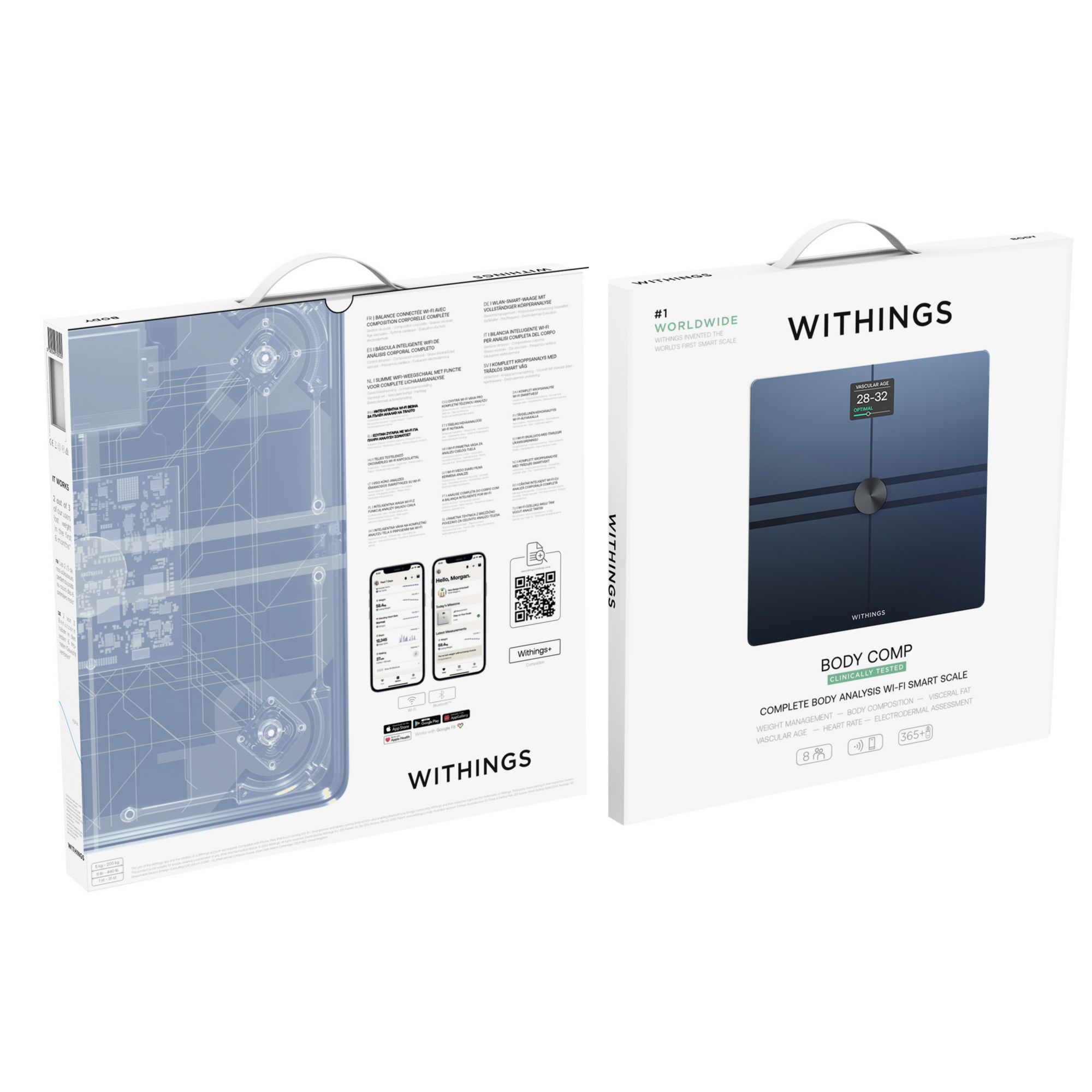 Withings Body Comp Complete Body Analysis Smart Wi-Fi Scale product image