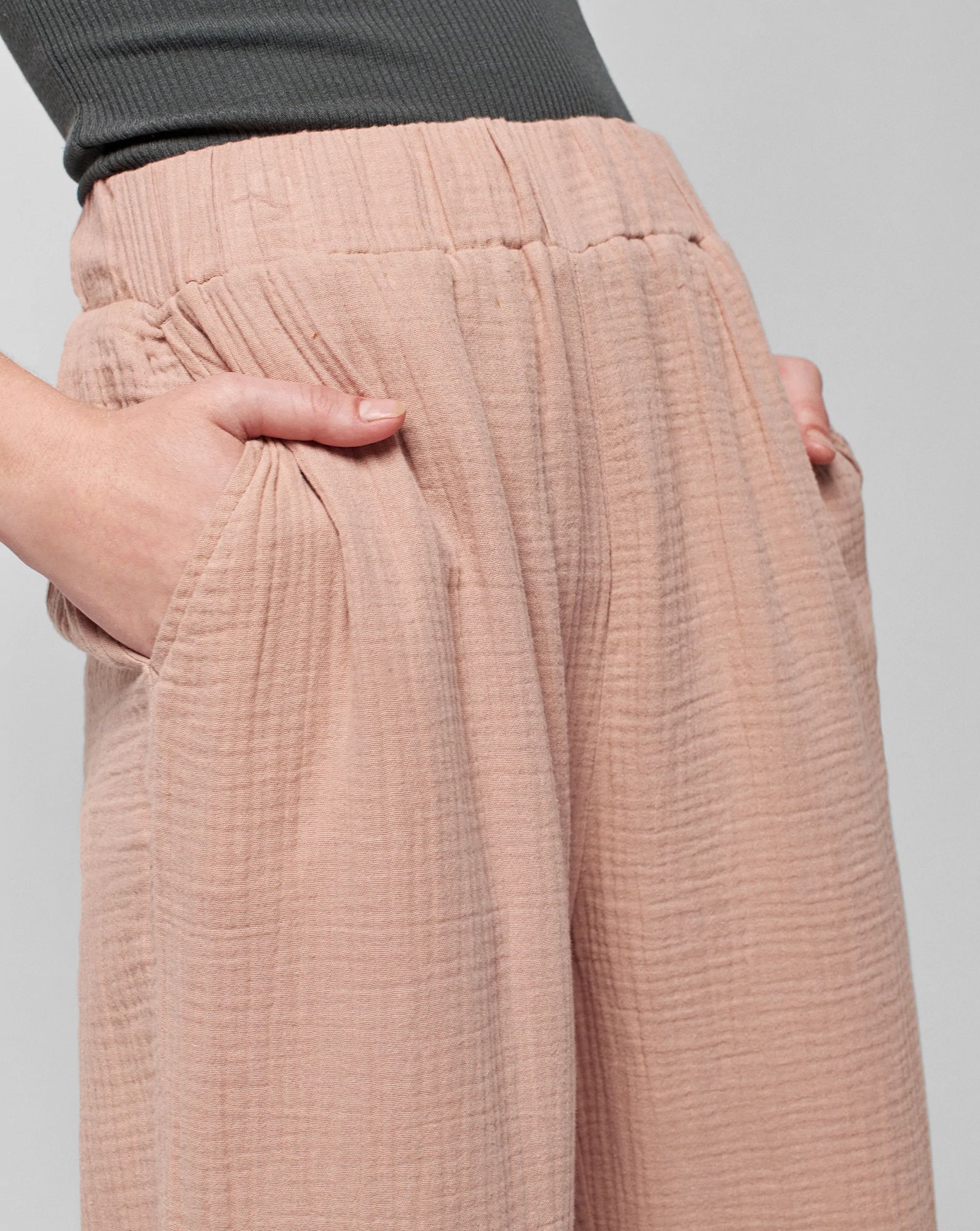 Faherty Women's Dream Cotton Gauze Wide Pants product image