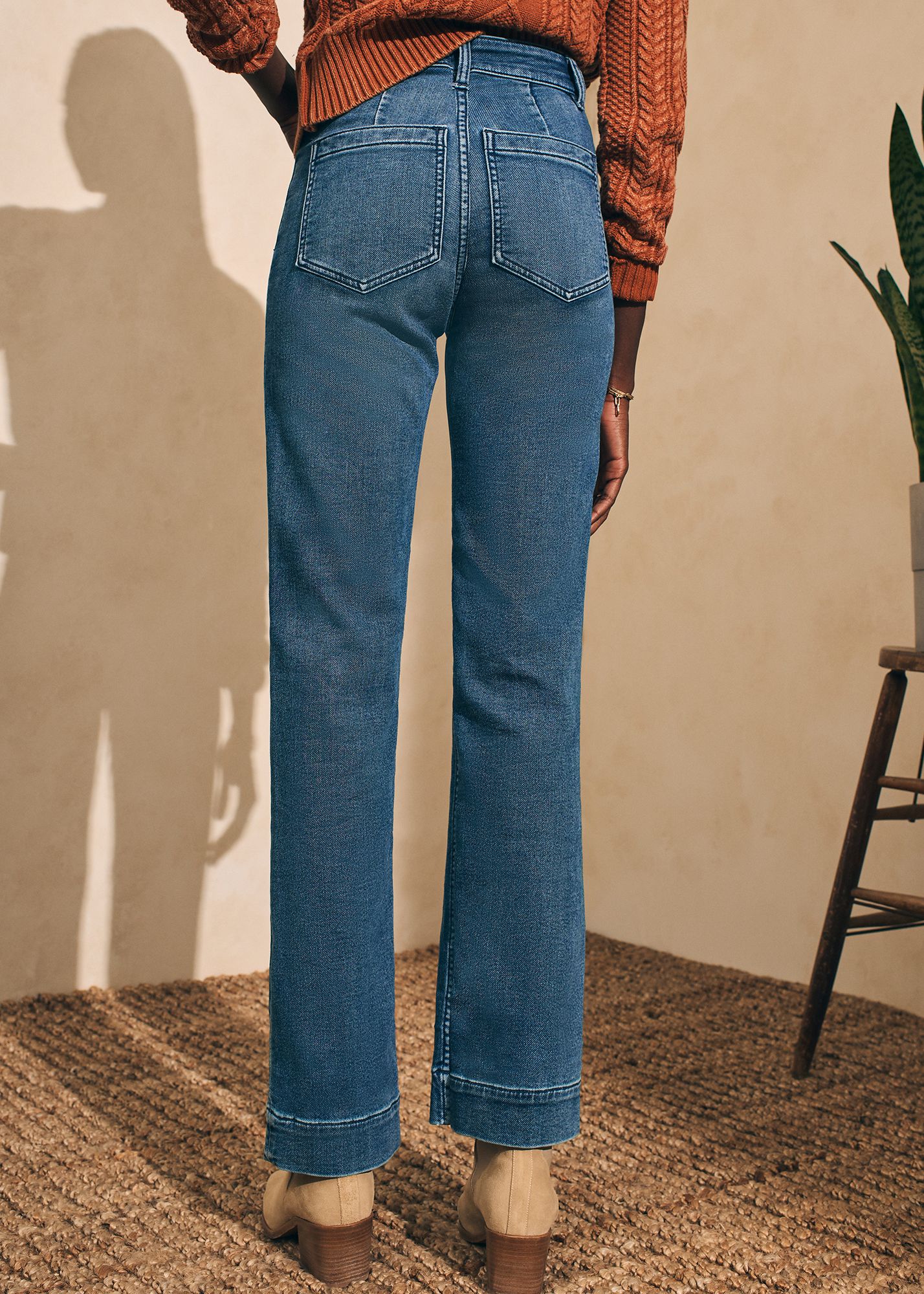 Faherty Women's Stretch Terry Wide Leg Pants product image