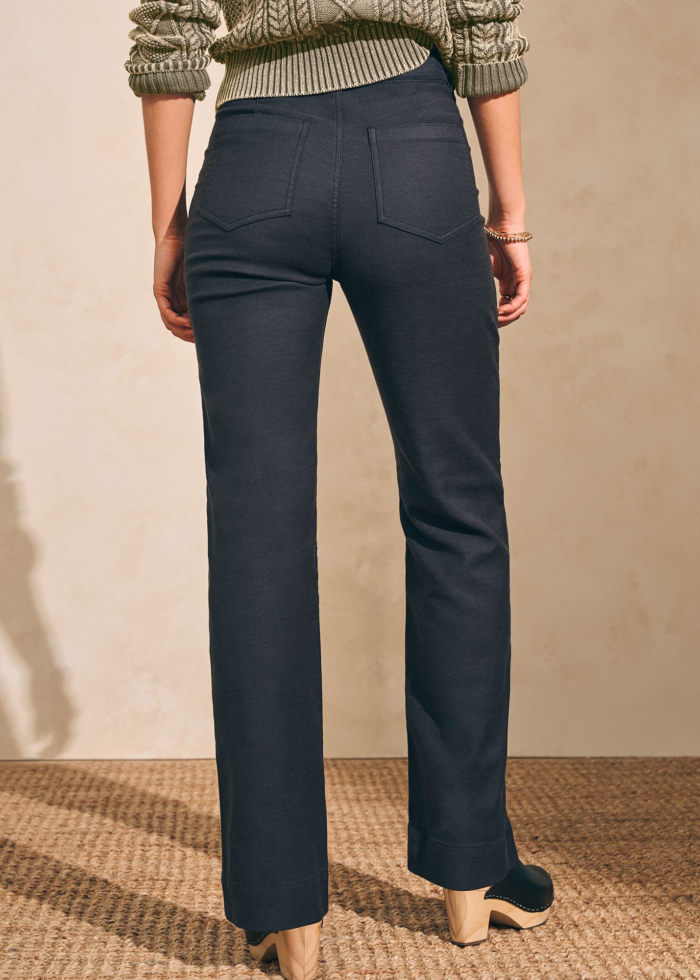 Faherty Women's Stretch Terry Wide Leg Pants product image
