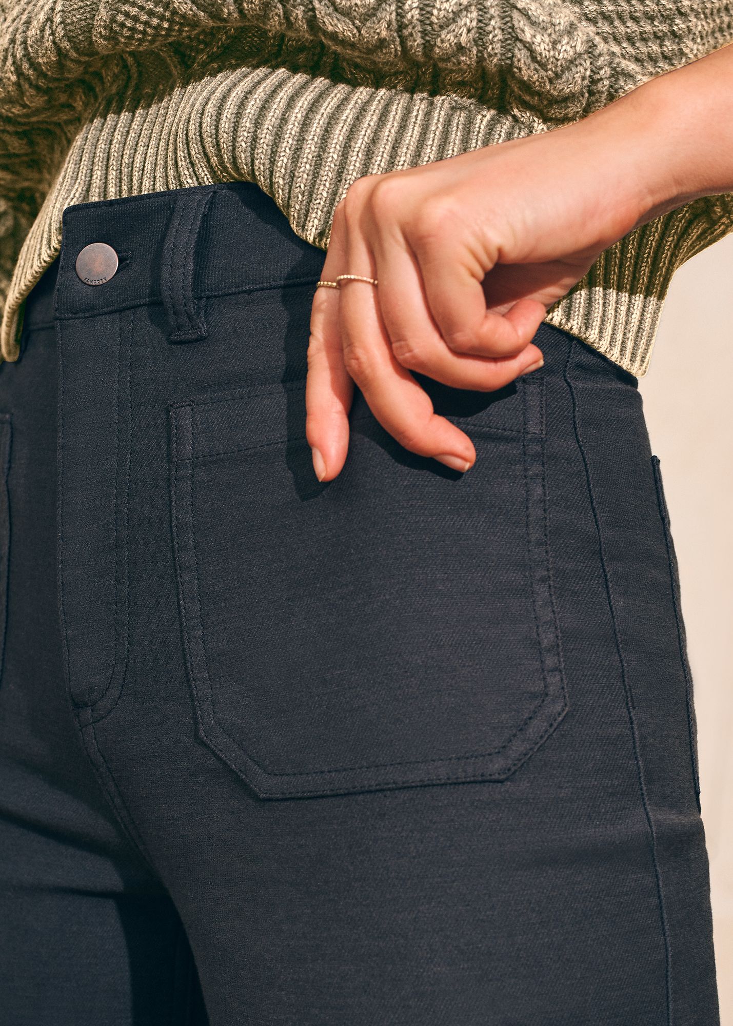 Faherty Women's Stretch Terry Wide Leg Pants product image