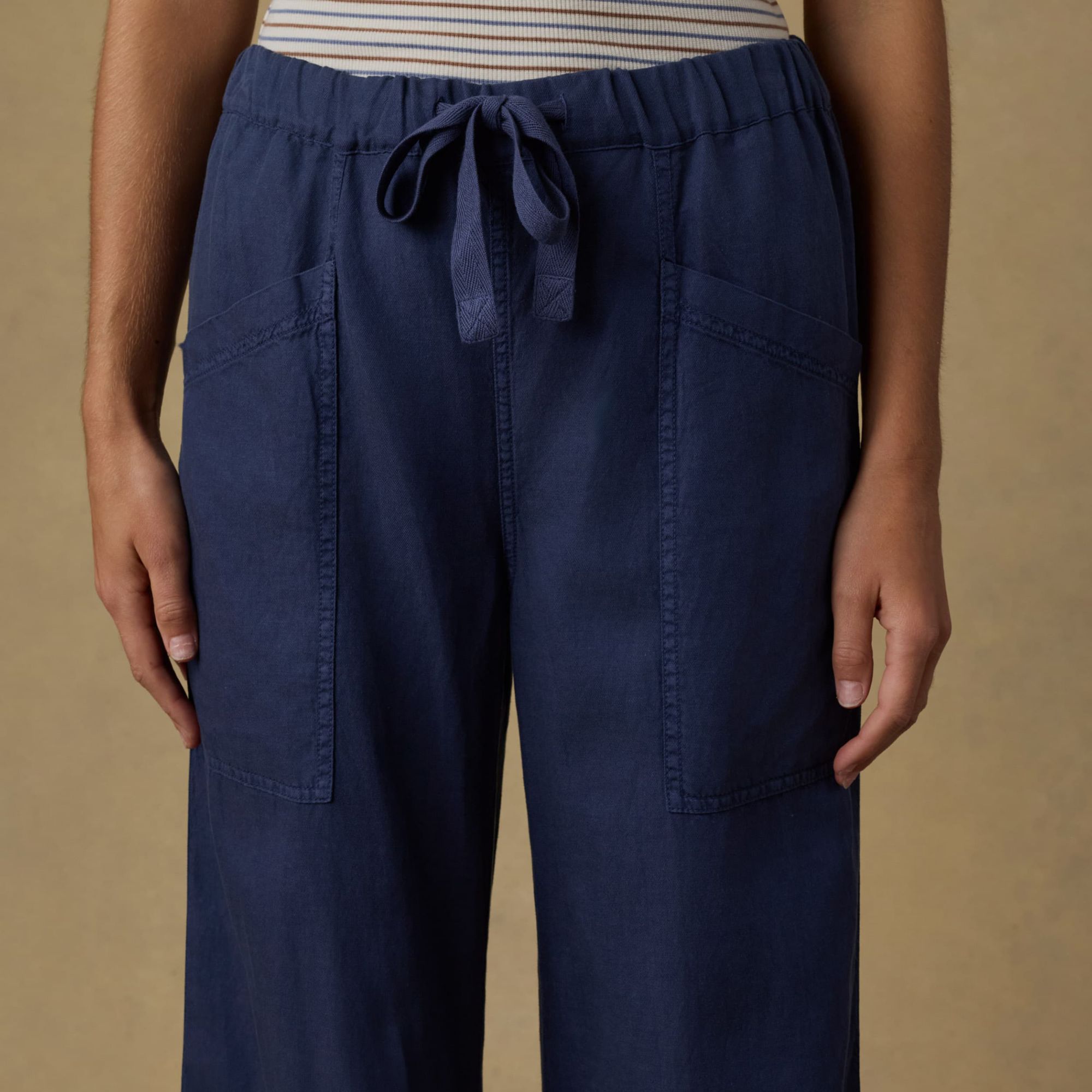 Faherty Women's Topanga Drape Wide Leg Pant product image