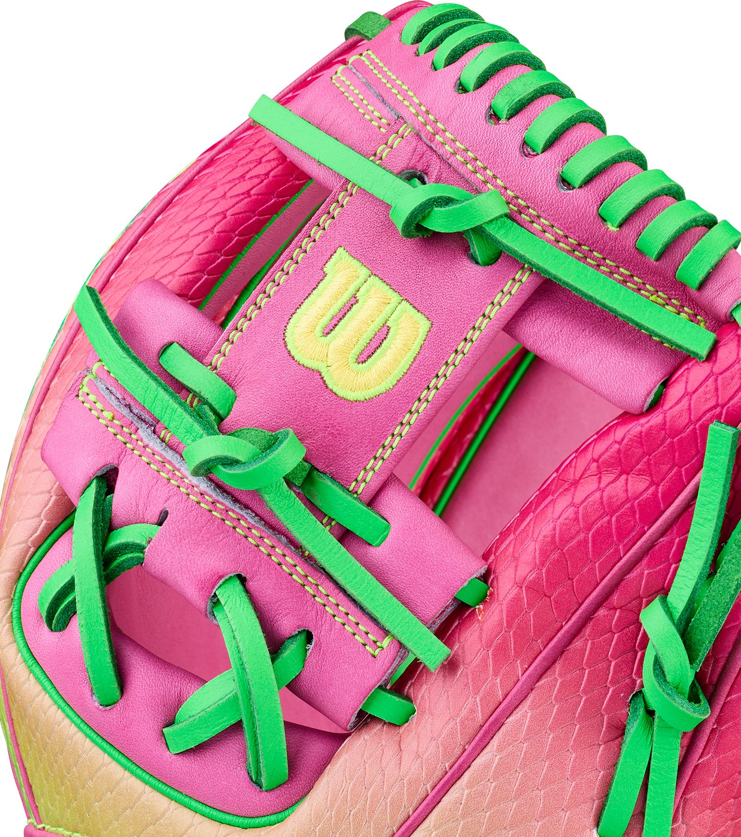 Wilson 11.5" 1786SS Cherry Limeade A2000 SuperSkin Series Glove product image