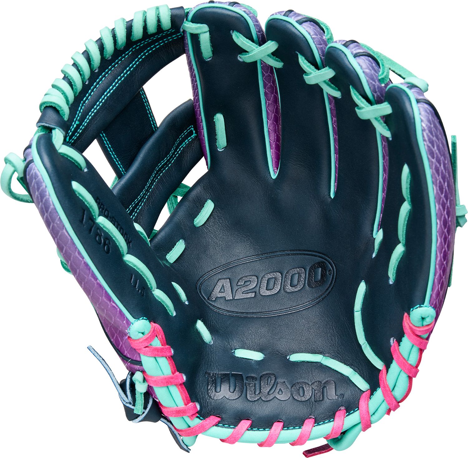 Wilson 11.5" 1786SS Grape Flamingo A2000 SuperSkin Series Glove product image