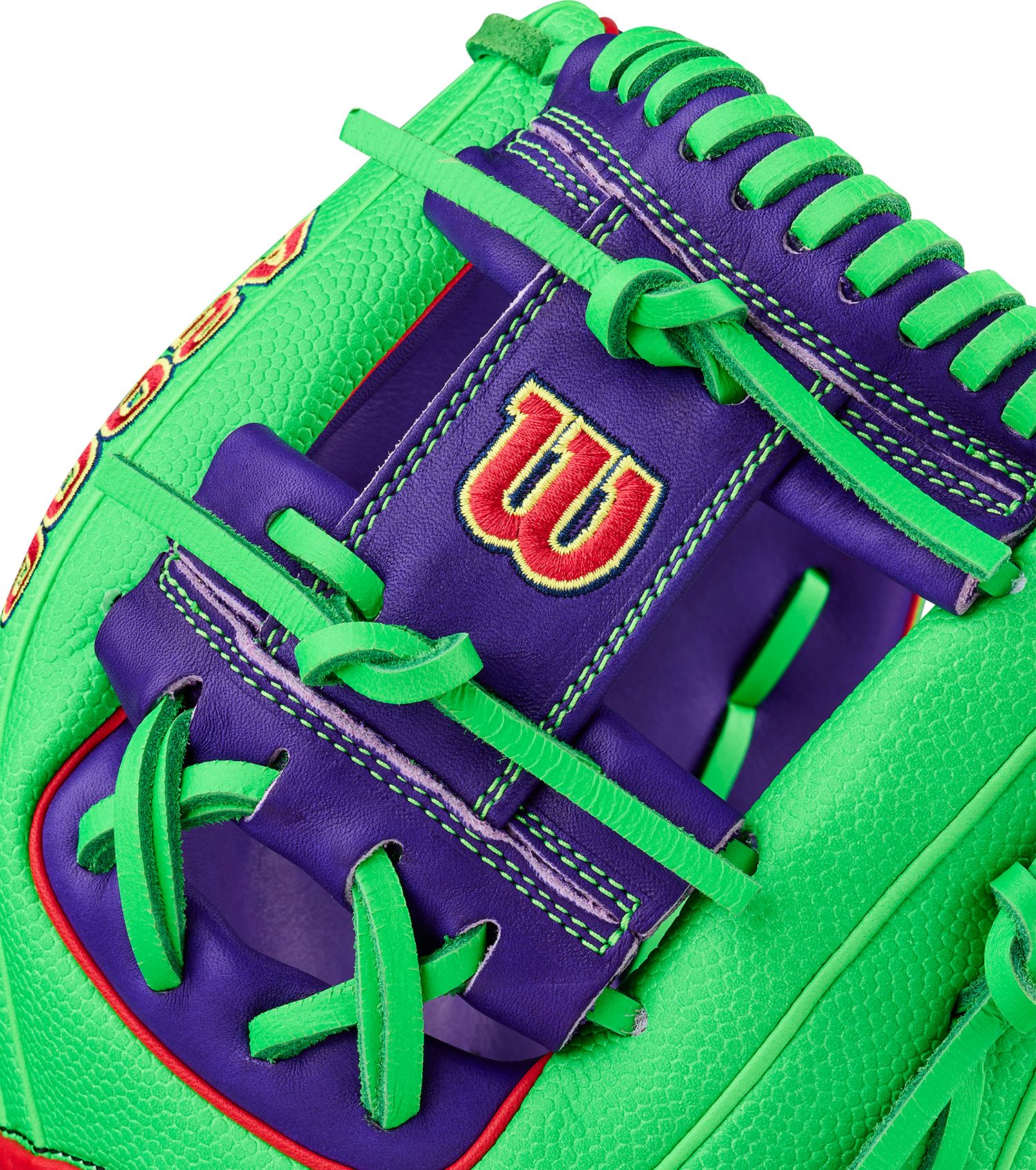 Wilson x Big League Chew 11.5" Swingin' Sour Apple 1786SS A2000 SuperSkin Series Glove product image