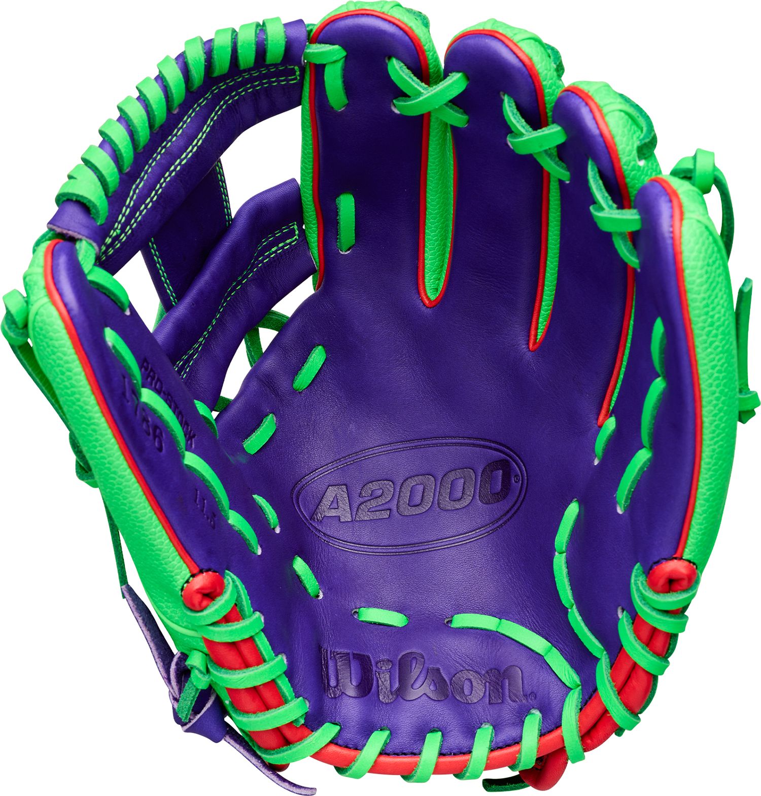 Wilson x Big League Chew 11.5" Swingin' Sour Apple 1786SS A2000 SuperSkin Series Glove product image