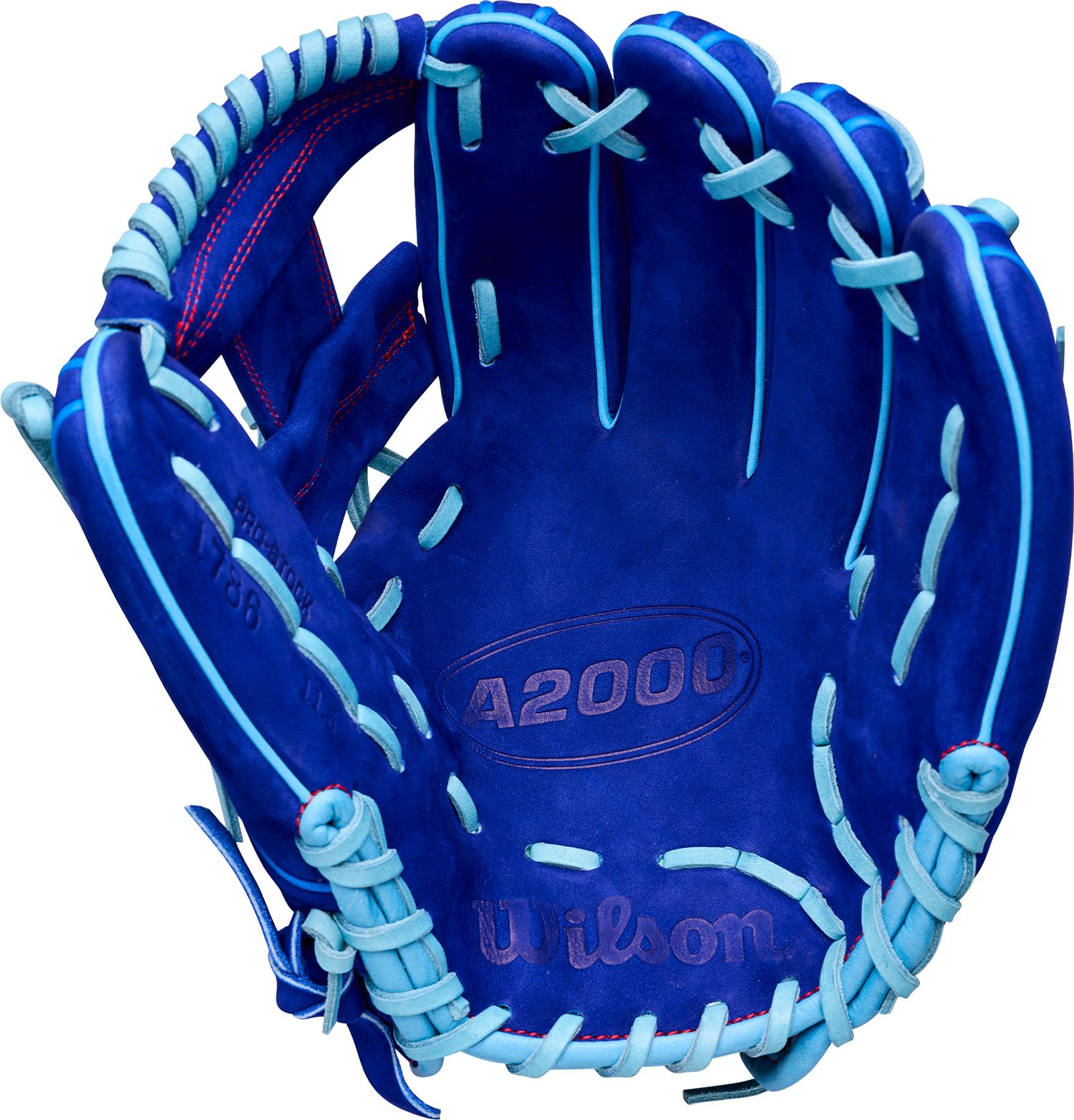 Wilson x Big League Chew 11.5" Big Rally Blue Raspberry 1786 A2000 SuperSkin Series Glove product image