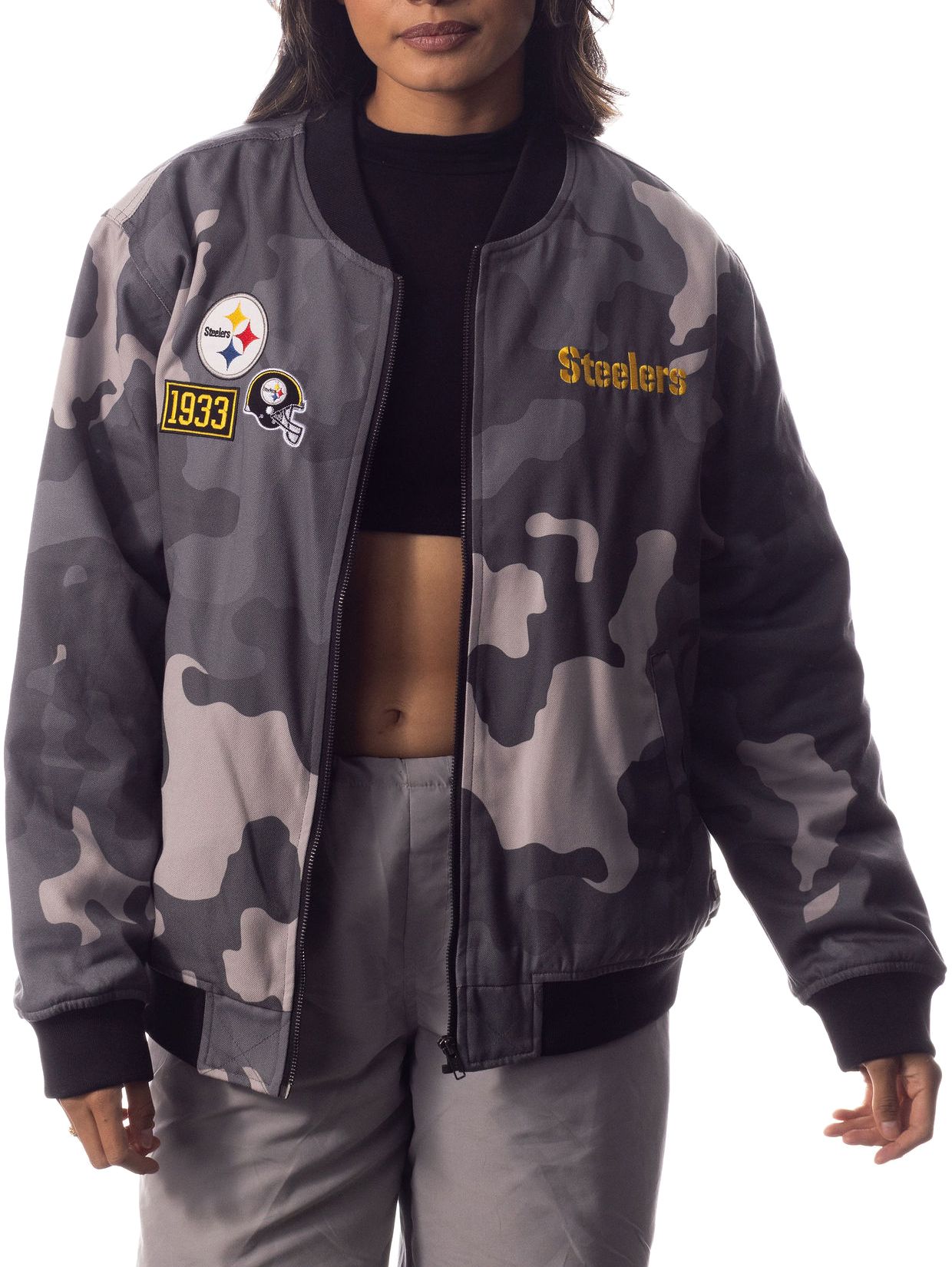 Steelers best sale camo jacket