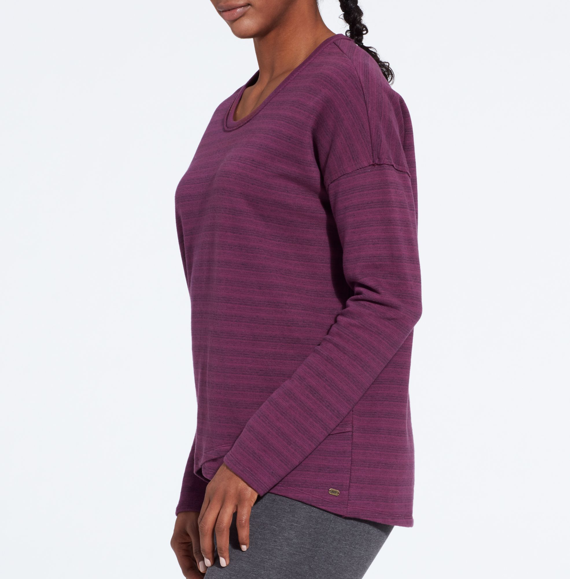 women's french terry pullover