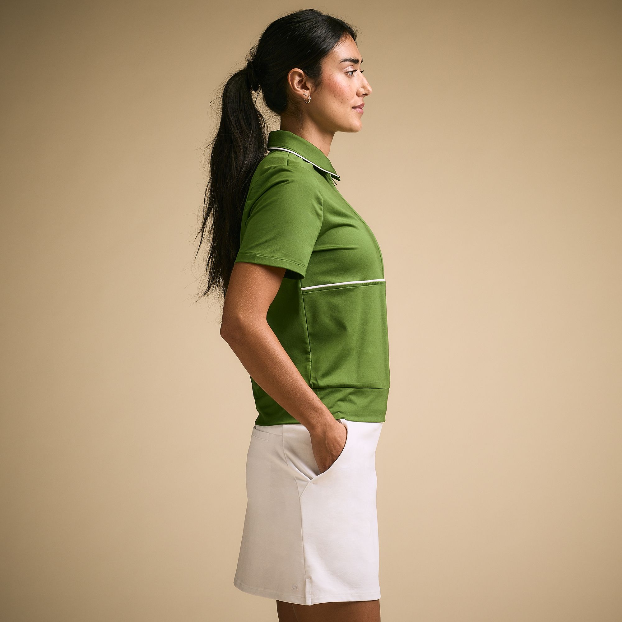 CALIA Women's Golf Piped Short Sleeve Polo product image