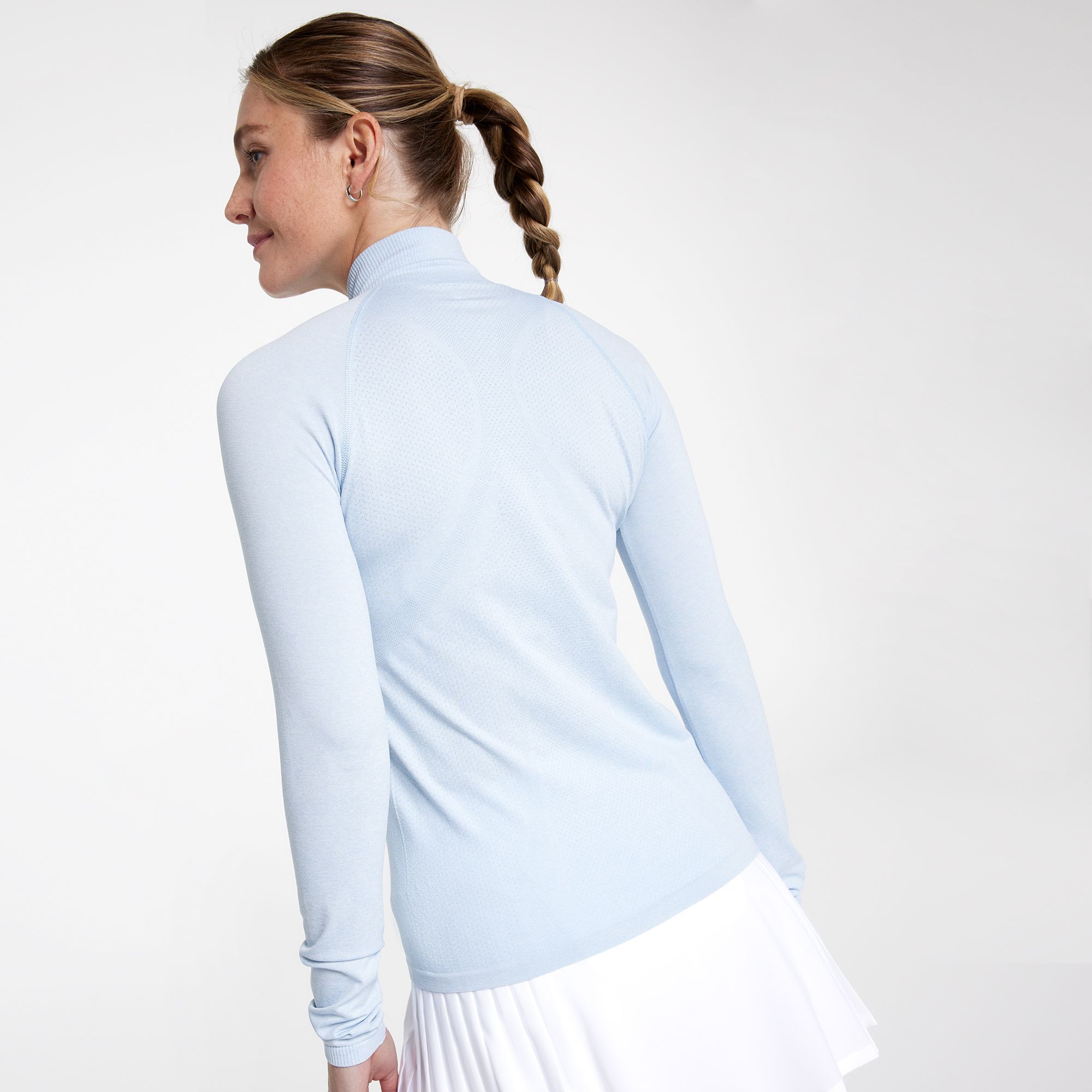 CALIA Women's Seamless Long Sleeve 1/4 Zip Golf Shirt product image