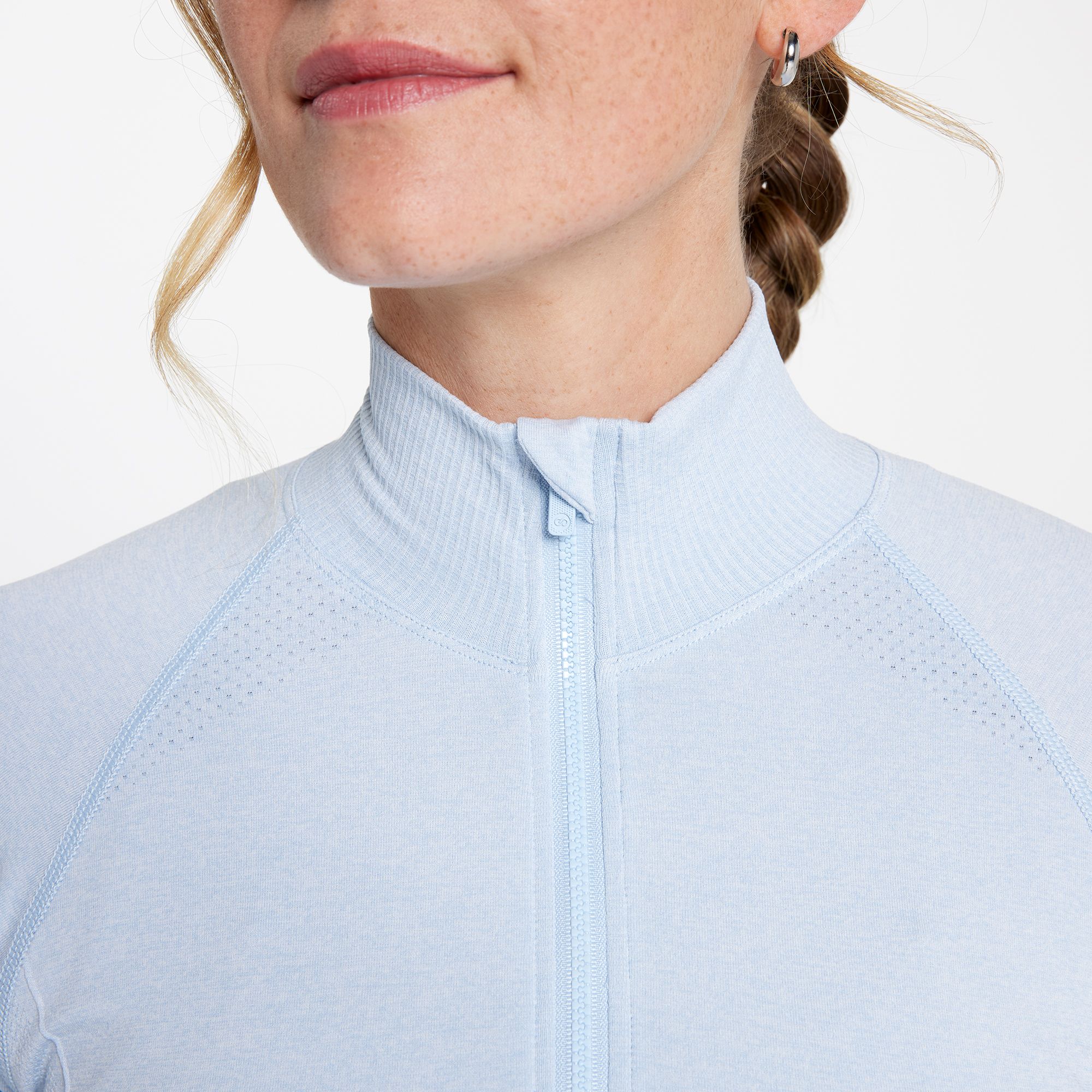 CALIA Women's Seamless Long Sleeve 1/4 Zip Golf Shirt product image