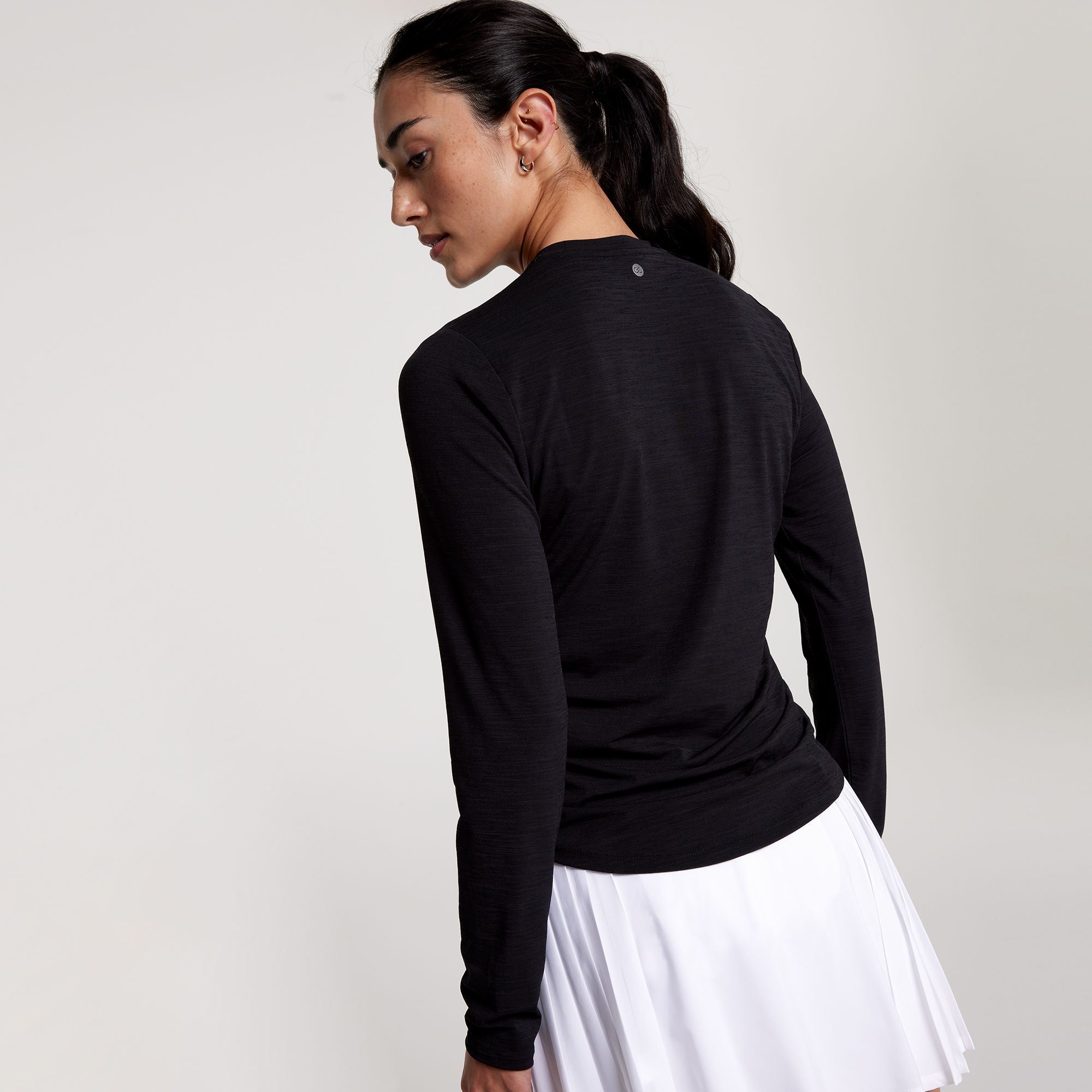 CALIA Women's Tissue Texture Long Sleeve Golf Crew product image