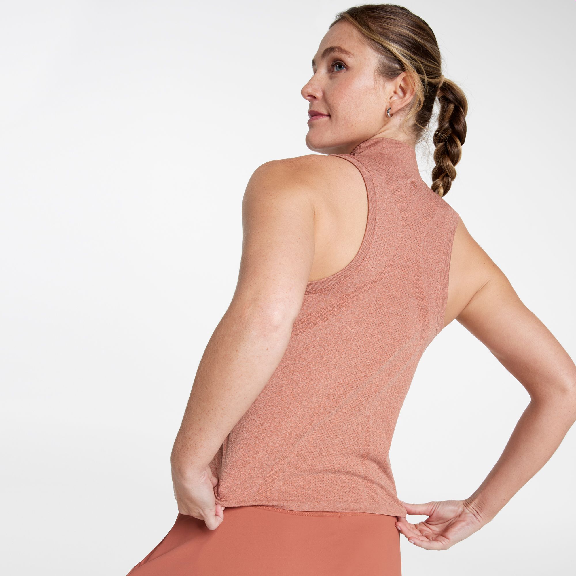 CALIA Women's Seamless Sleeveless Mock Golf Top product image