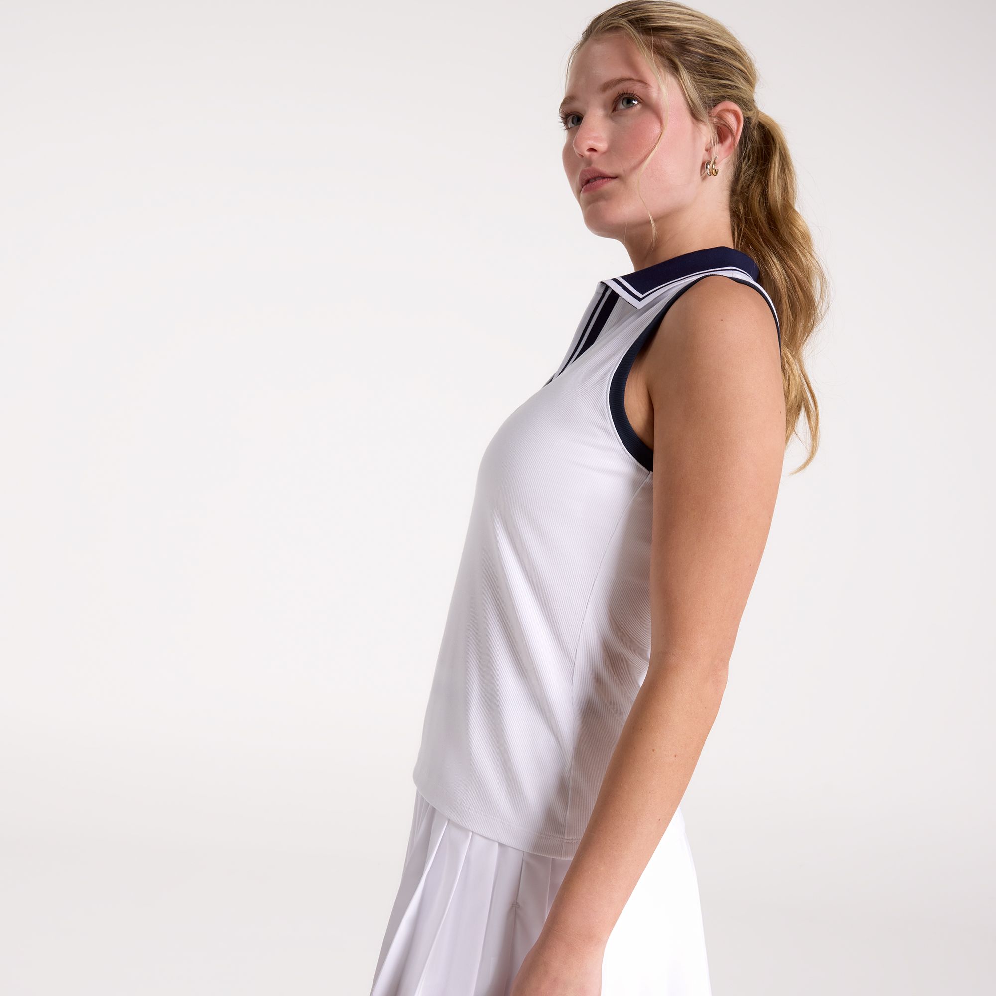 CALIA Women's Golf Ribbed Sleeveless Polo product image