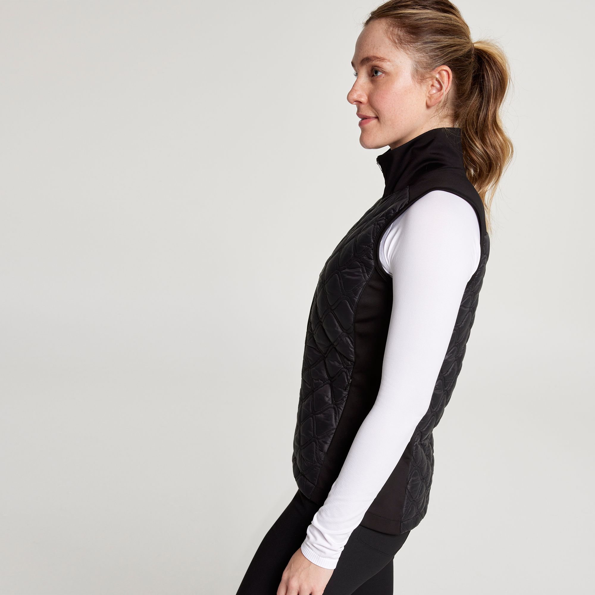 CALIA Women's Quilted Full Zip Vest