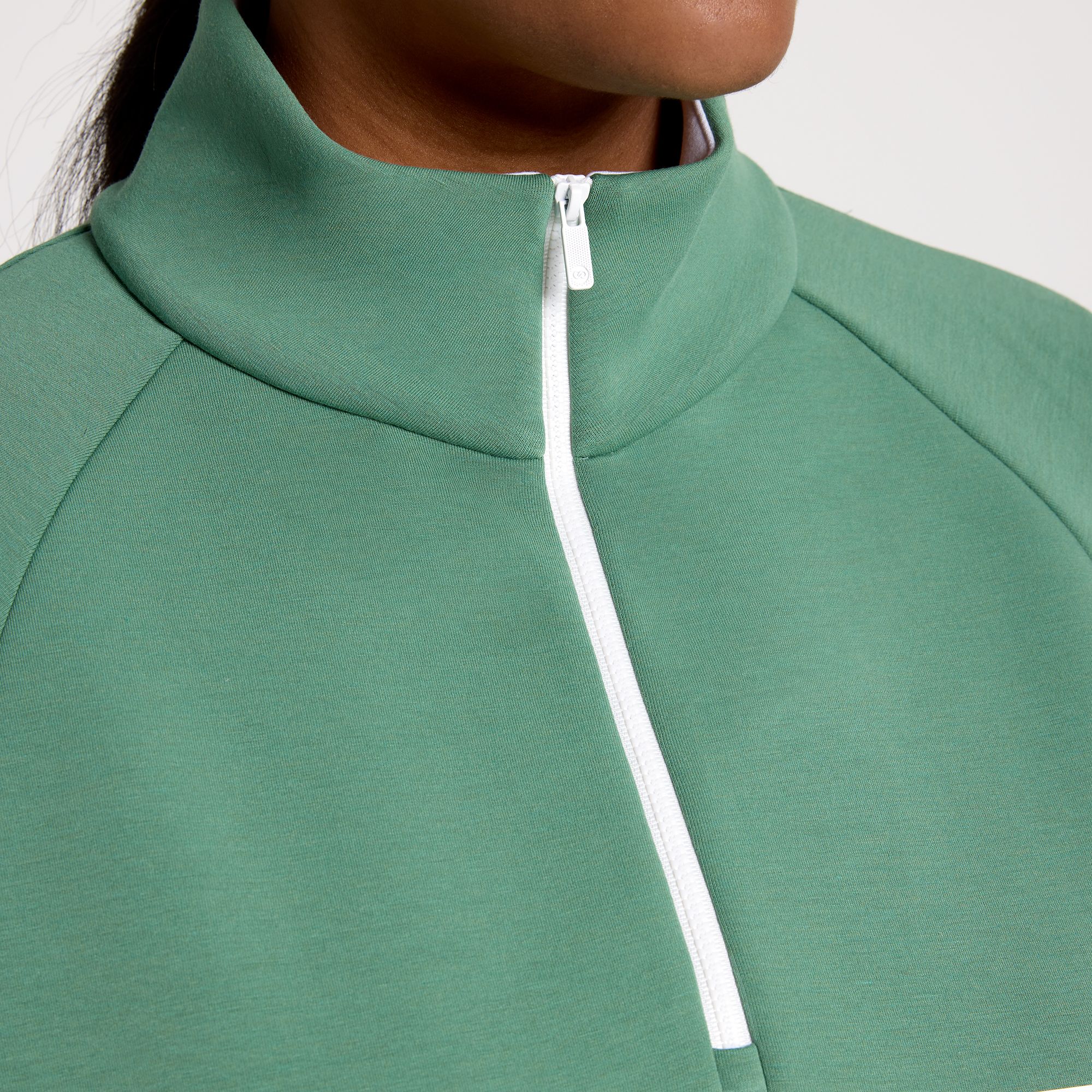 CALIA Women's Soft Scuba Golf Striped 1/4 Zip product image