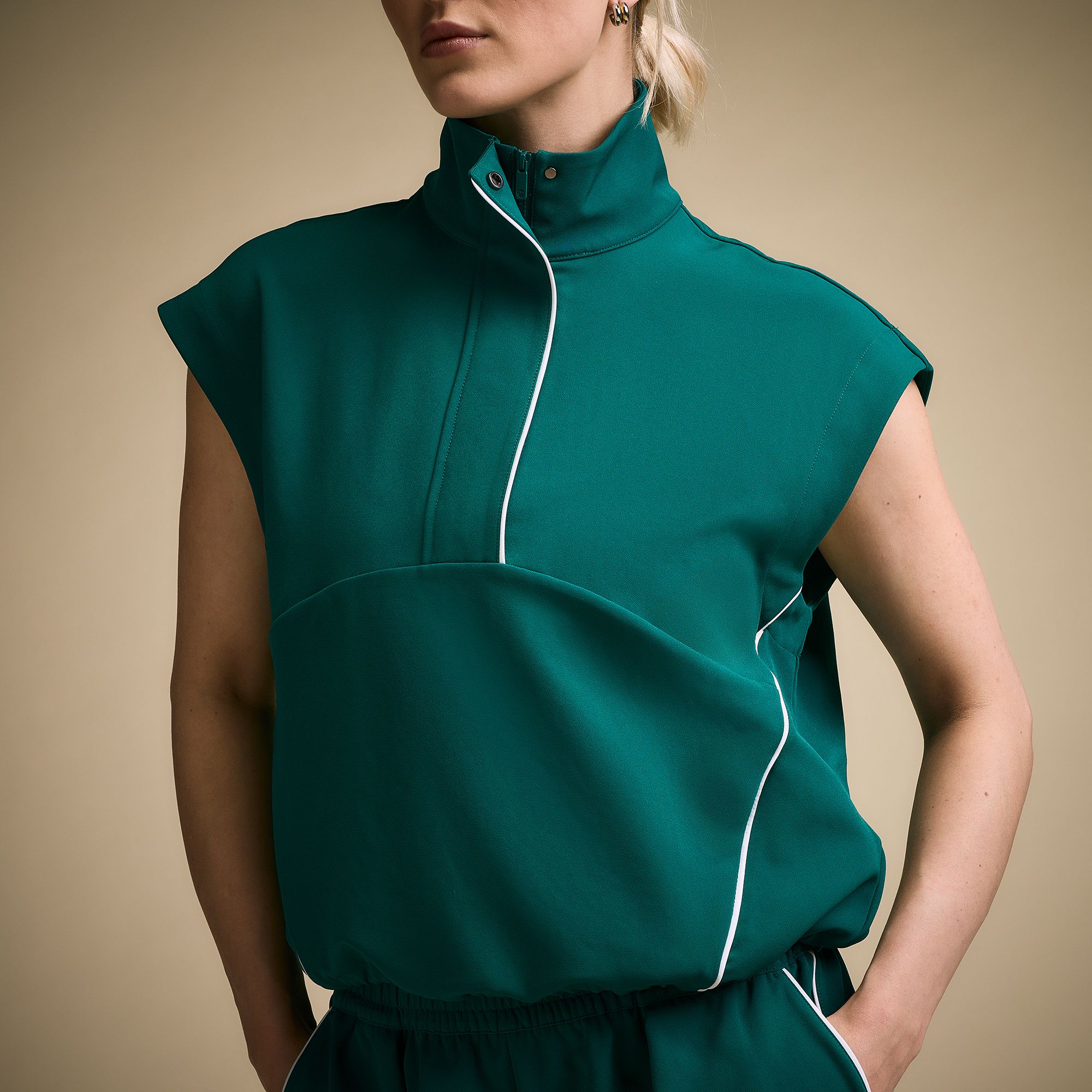 CALIA Women's Golf Sleeveless 1/4 Zip product image