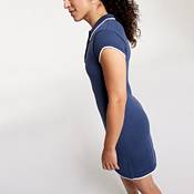 CALIA Women's Short Sleeve Sweater Polo Dress product image