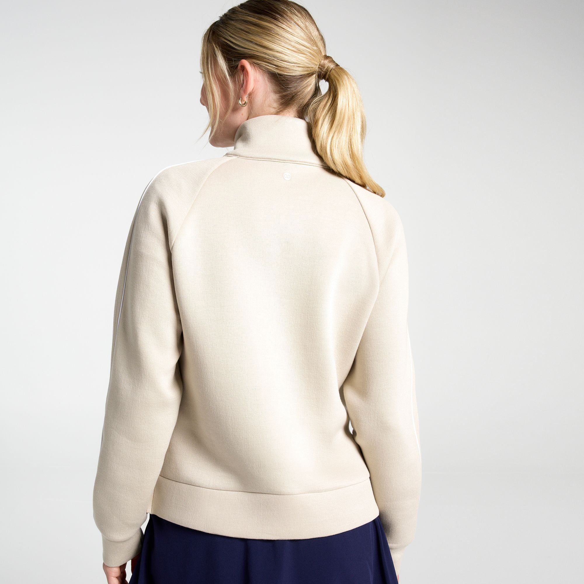 CALIA Women's Golf Pique Soft Scuba 1/4 Zip Pullover product image