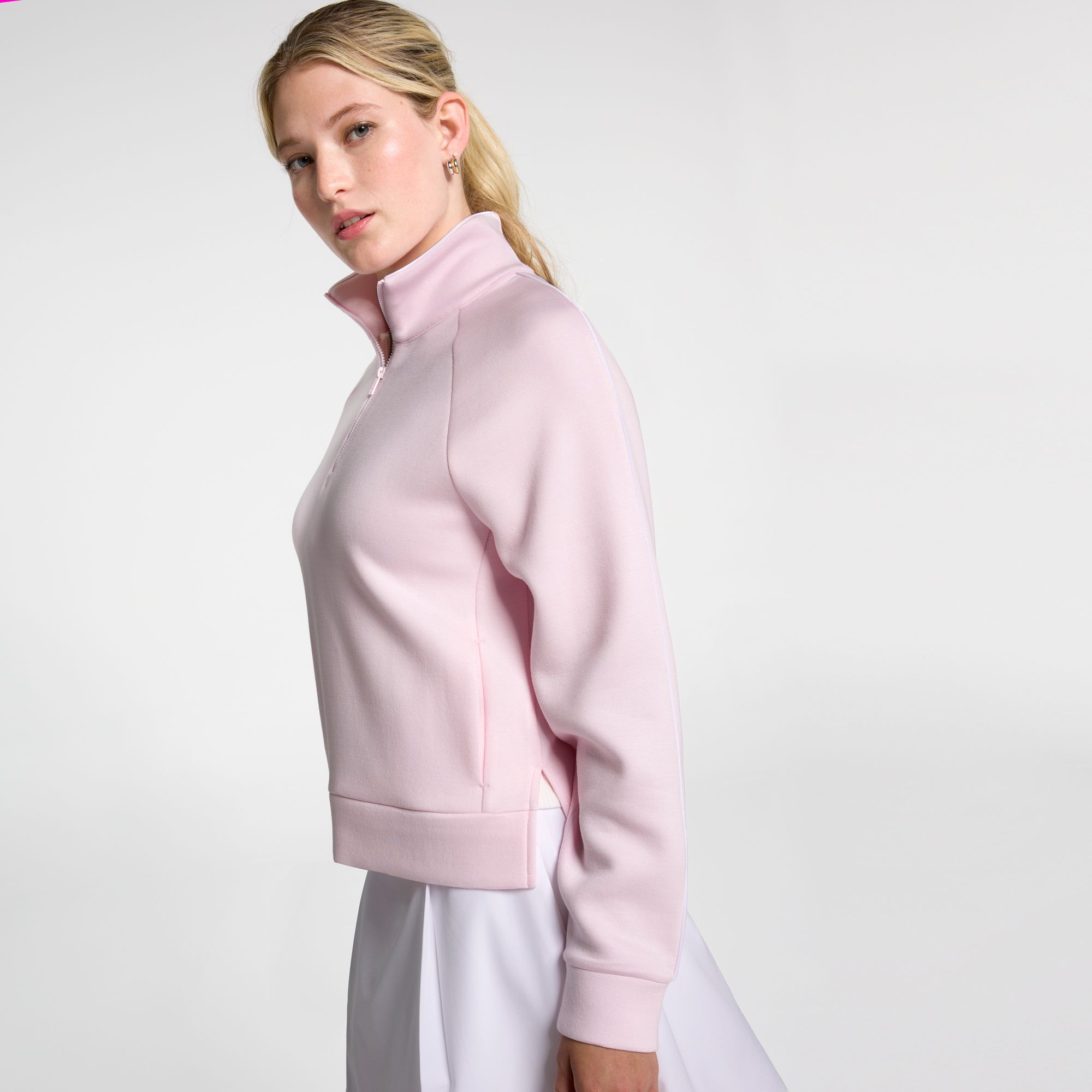 CALIA Women's Pique Soft Scuba 1/4 Zip Pullover product image