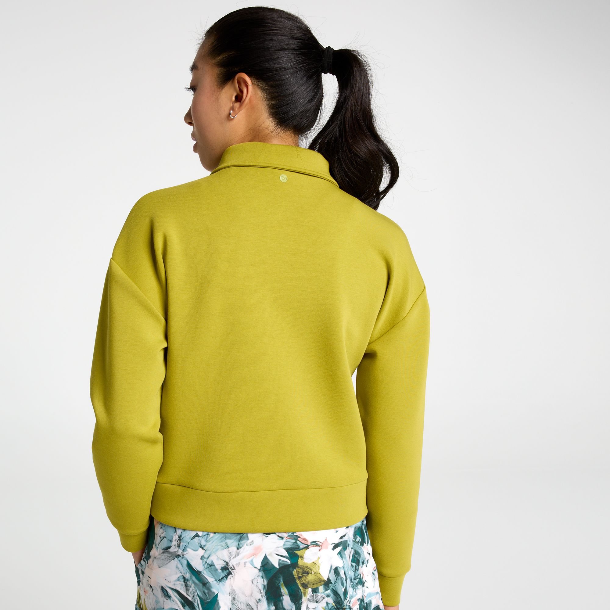 CALIA Women's Soft Scuba Long Sleeve Golf Polo product image