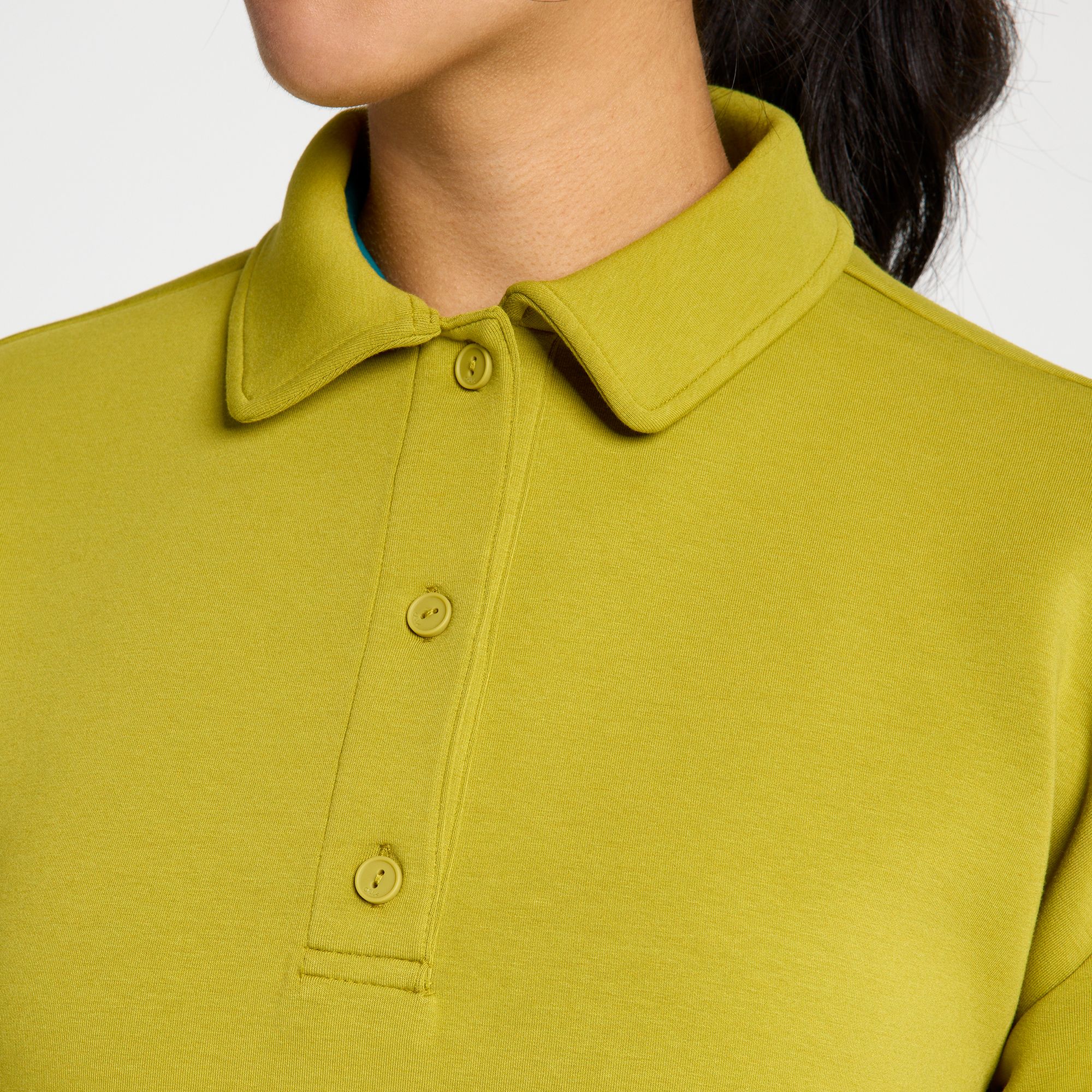 CALIA Women's Soft Scuba Long Sleeve Golf Polo product image