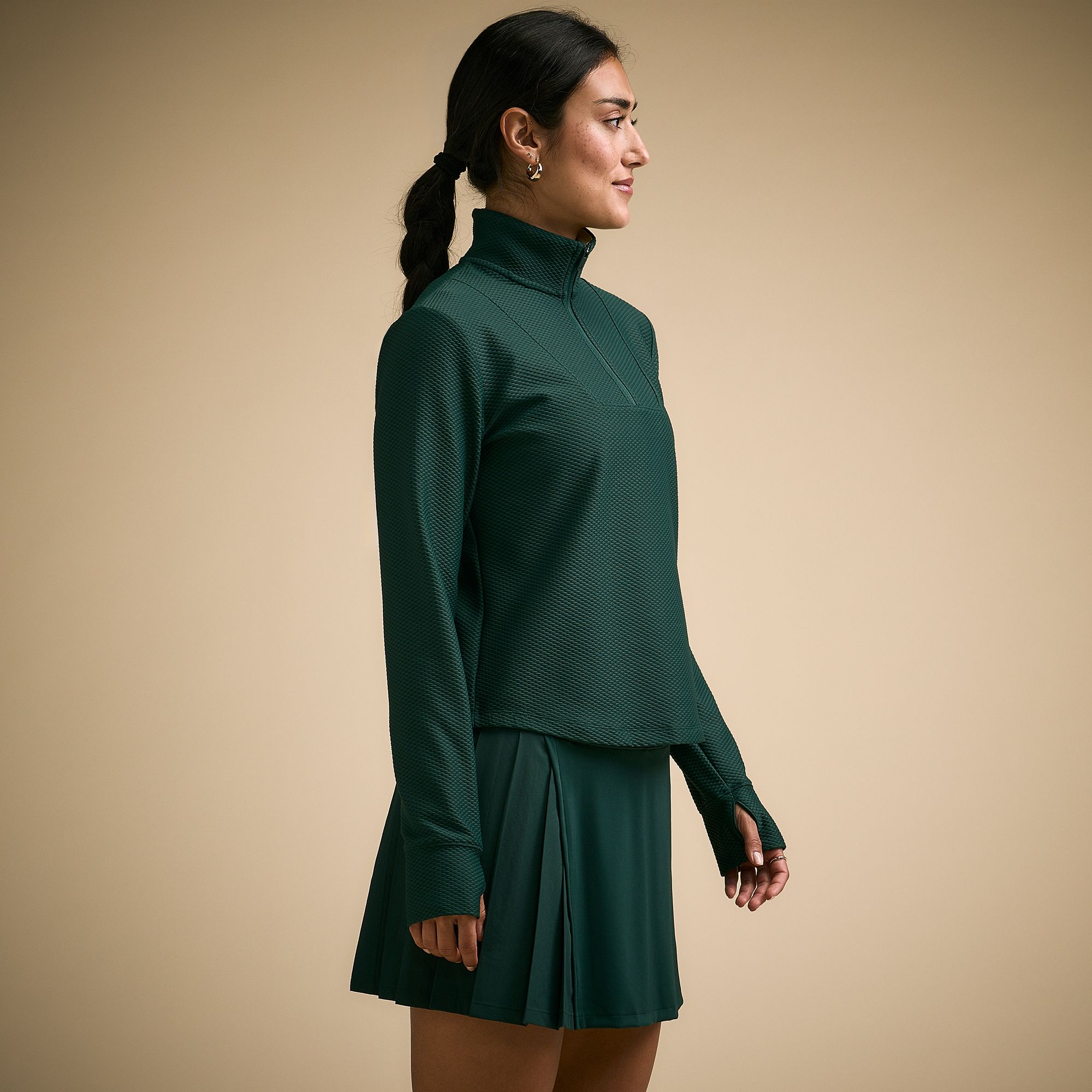 CALIA Women's Golf Textured 1/4 Zip product image