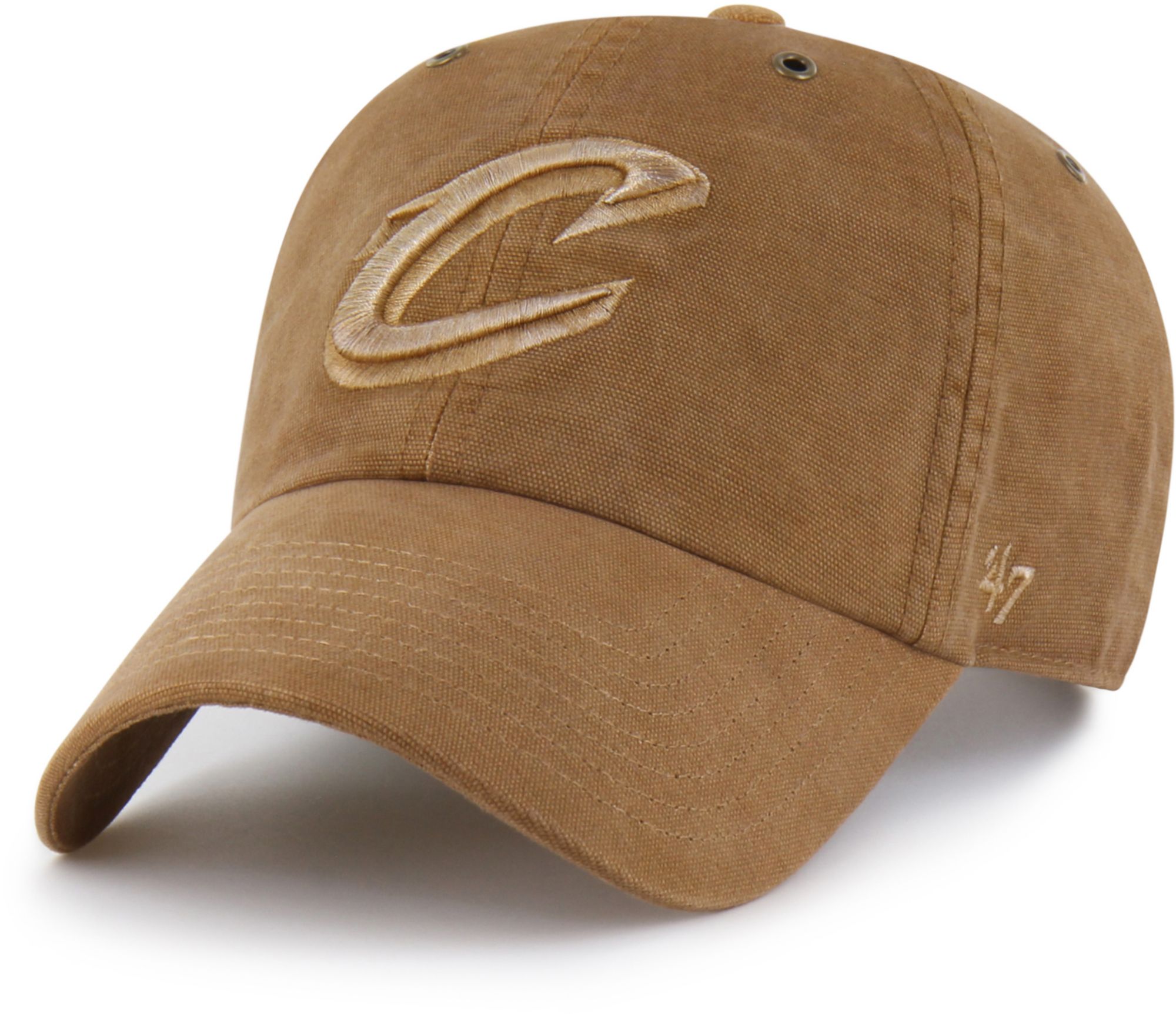 Carhartt x '47 Adult Cleveland Cavaliers Brown Dyed Clean Up Adjustable Hat product image