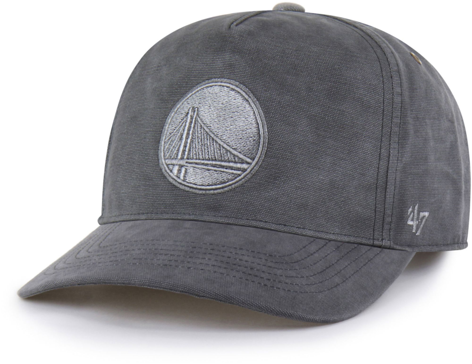 Carhartt x '47 Adult Golden State Warriors Black Garment Dyed Hitch Adjustable Hat product image