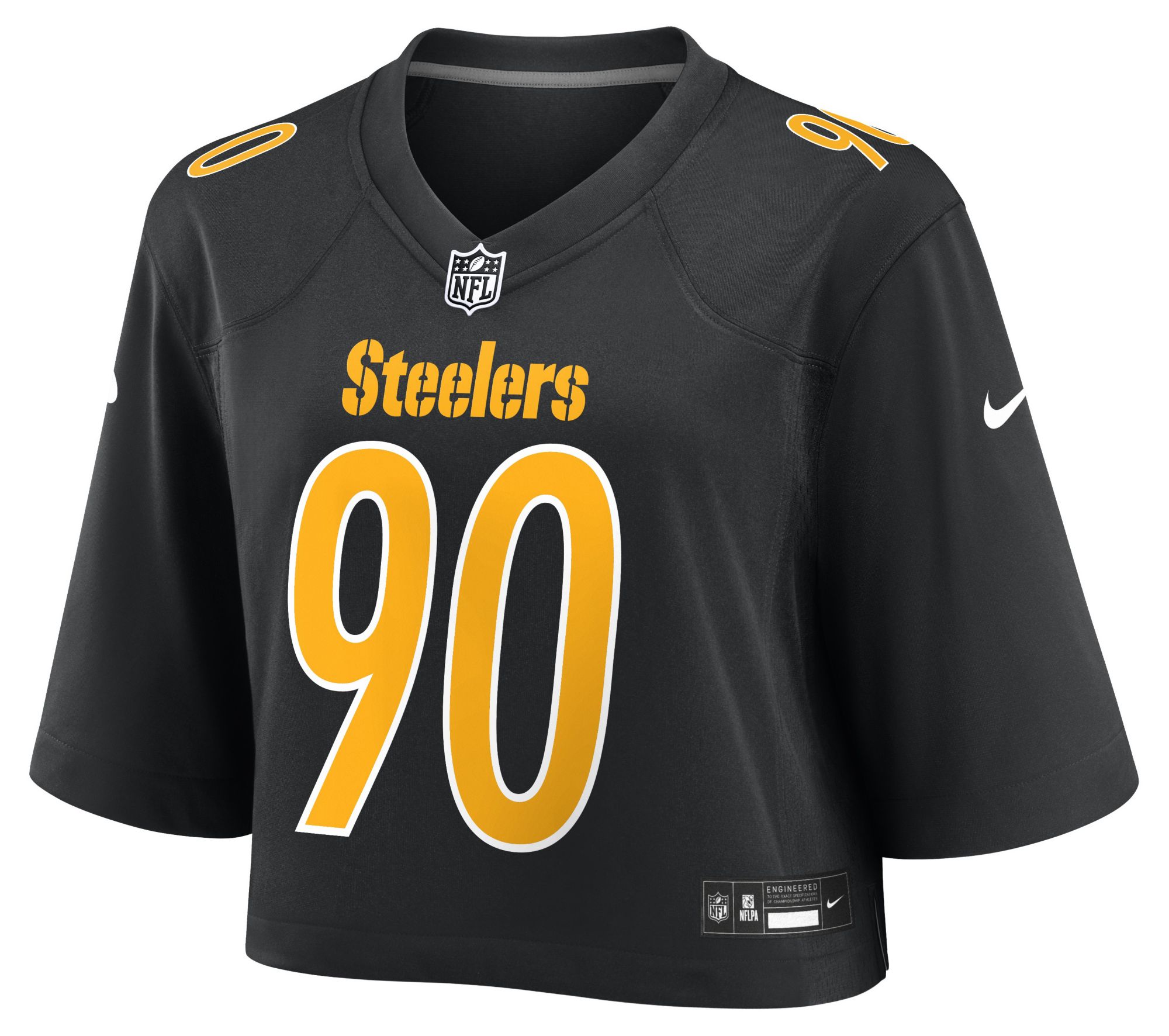 Nike Women's Pittsburgh Steelers T.J. Watt Cropped Fashion Jersey