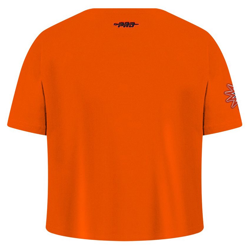 Pro Standard Girls' Connecticut Sun Orange Paradise Boxy T-Shirt product image