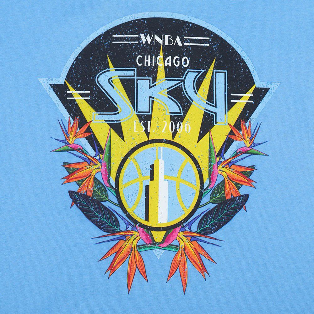 Pro Standard Girls' Chicago Sky University Blue Paradise Boxy T-Shirt product image