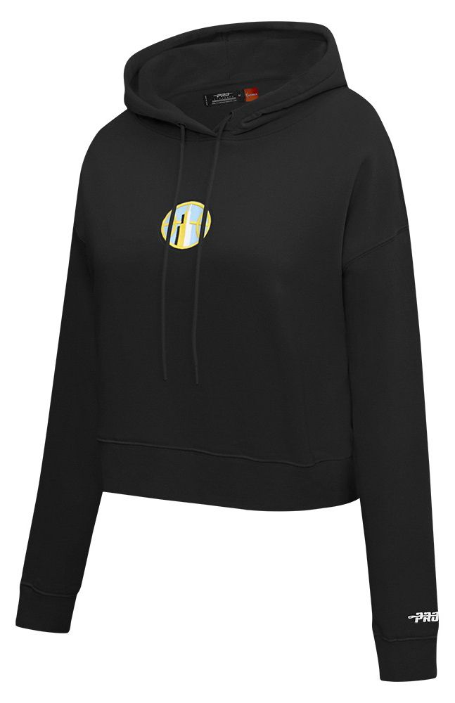 Pro Standard Women's Chicago Sky Black Wingspan Cropped Hoodie product image