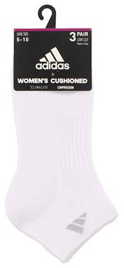 adidas Women's Cushioned II Low Cut Socks - 3 Pack | Dick's Sporting Goods