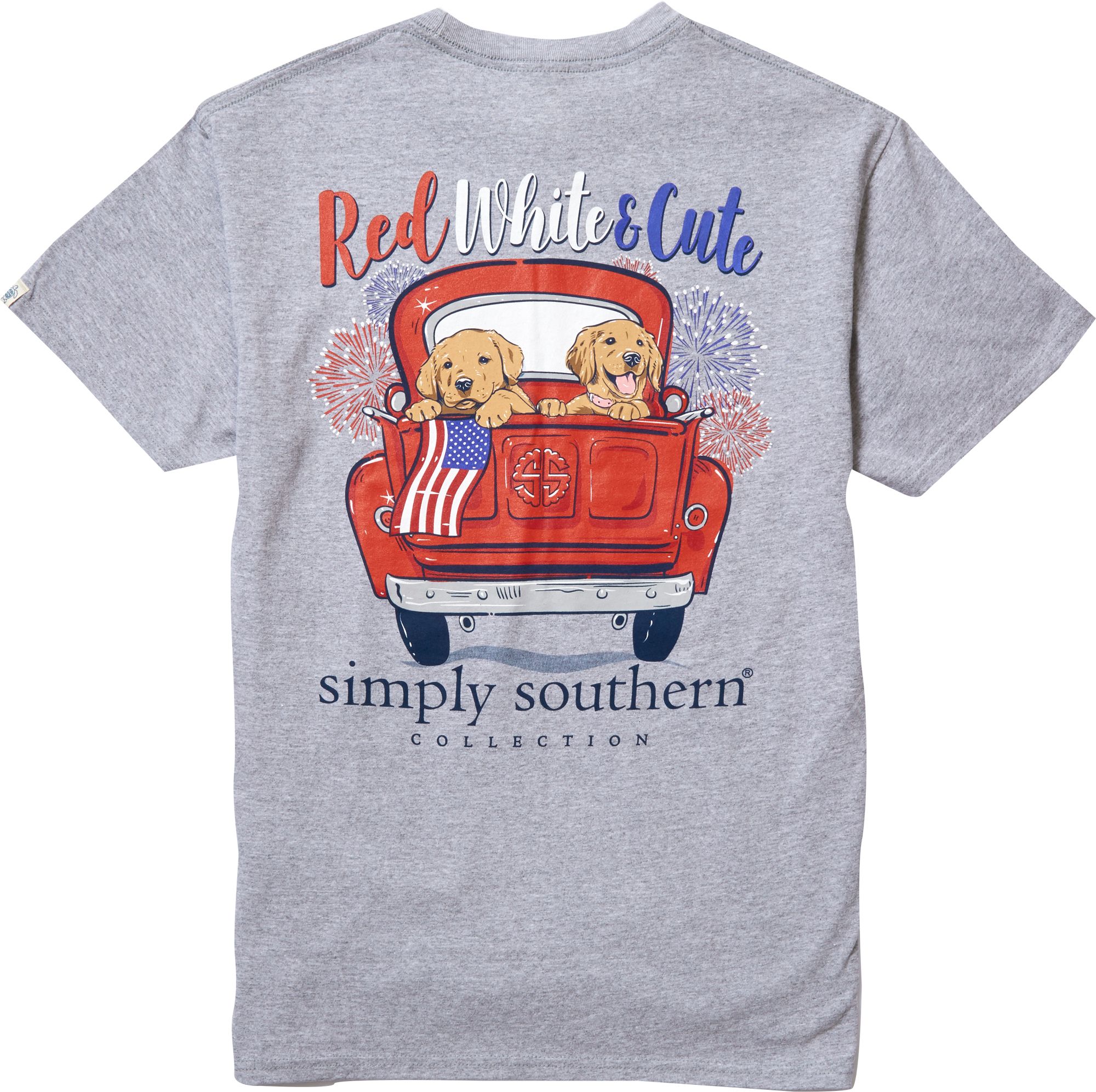 red white and blue simply southern shirt