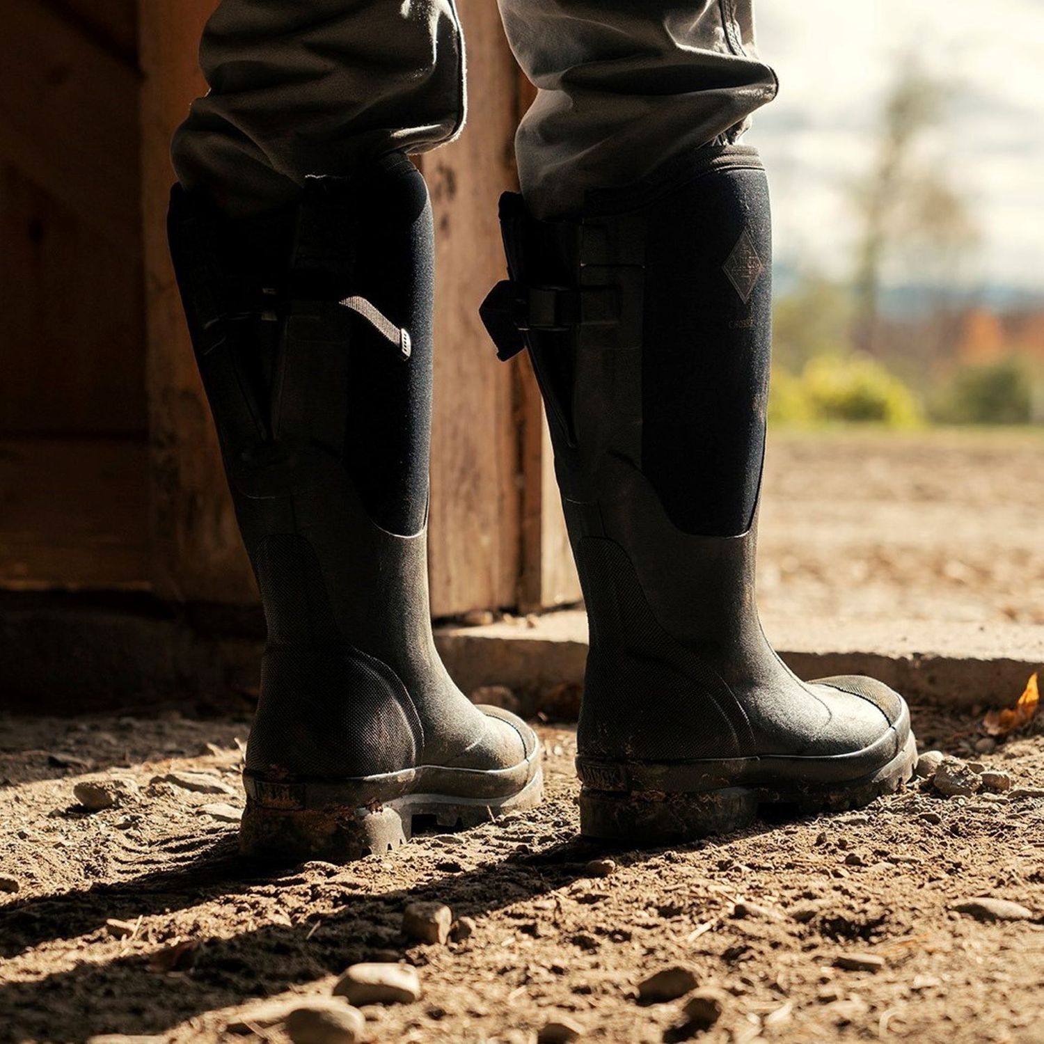 muck steel toe chore work boots