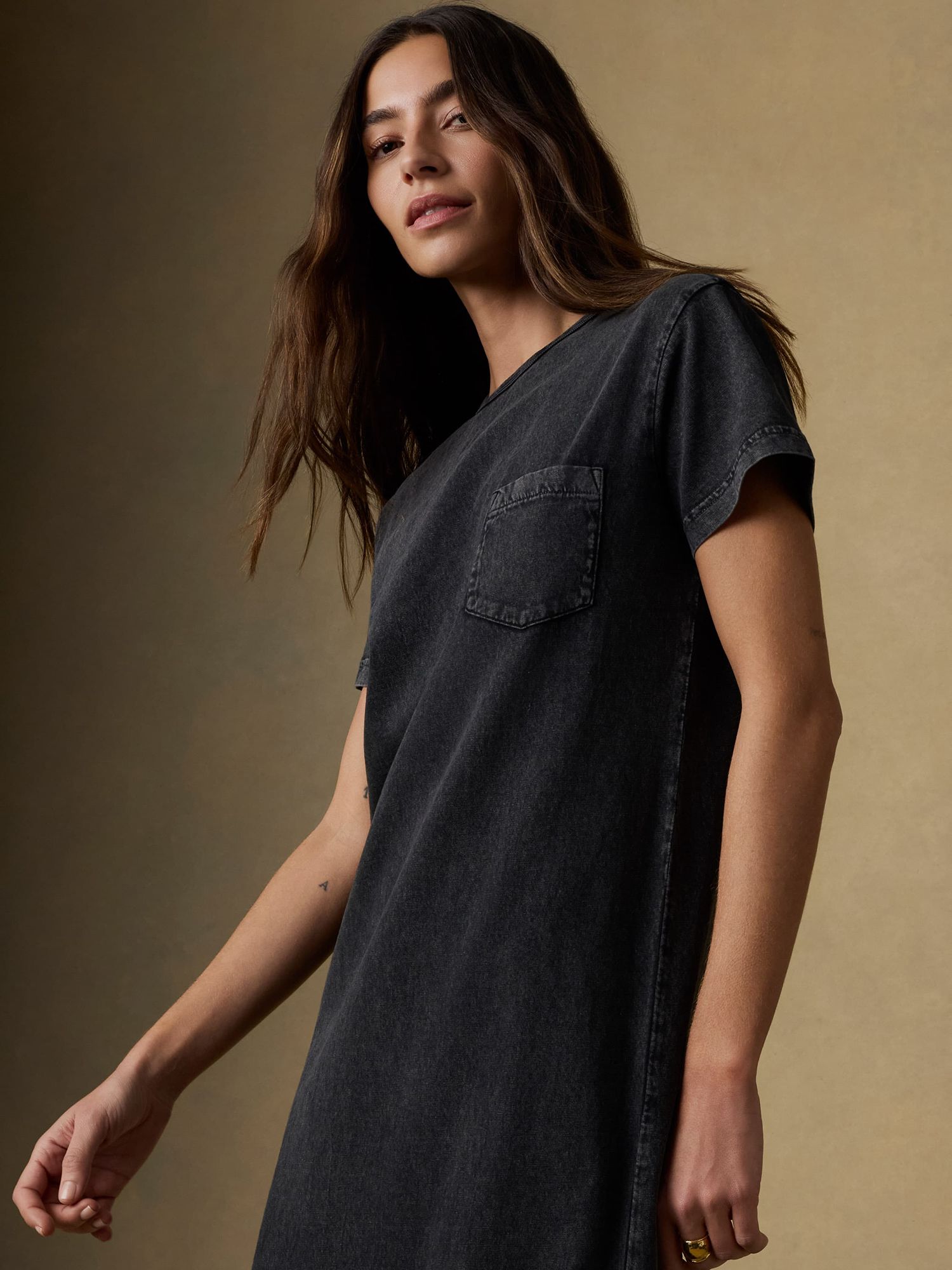 Faherty Women's Cotton Jersey T-Shirt Dress product image