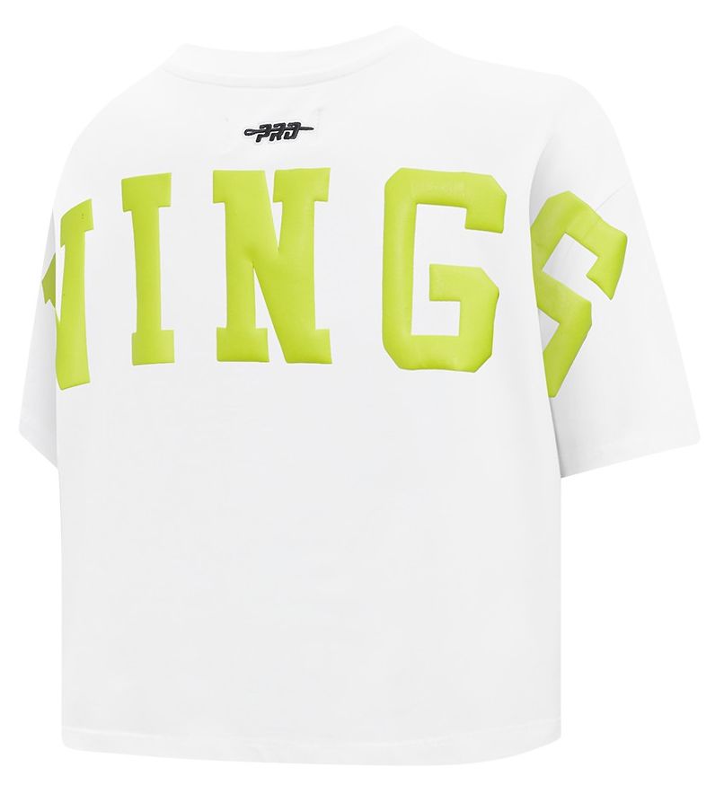 Pro Standard Women's Dallas Wings White Wingspan Boxy T-Shirt product image