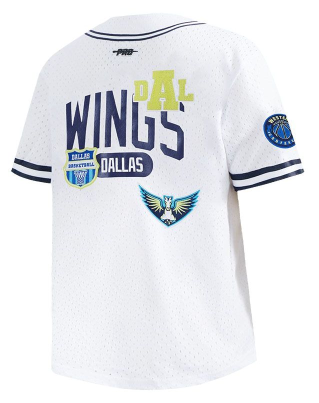 Pro Standard Youth Dallas Wings Navy Letterman Button Down Shirt product image