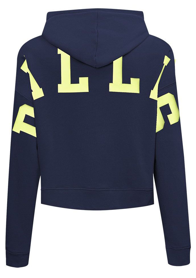 Pro Standard Women's Dallas Wings Navy Wingspan Cropped Hoodie product image