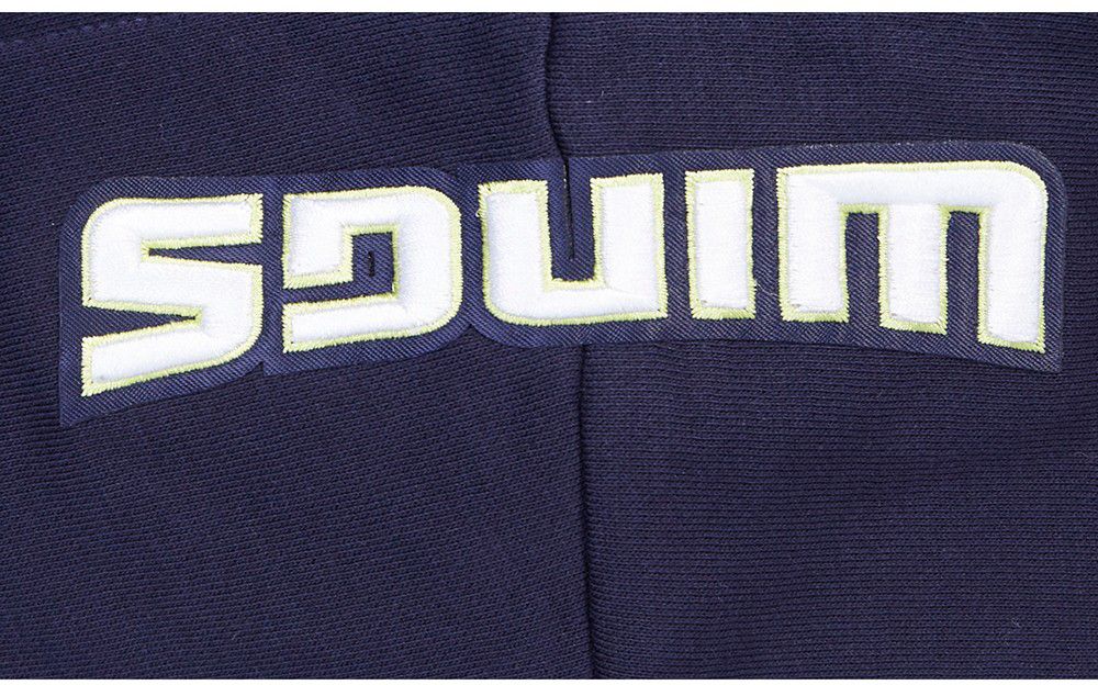 Pro Standard Women's Dallas Wings Navy Wingspan Cropped Hoodie product image