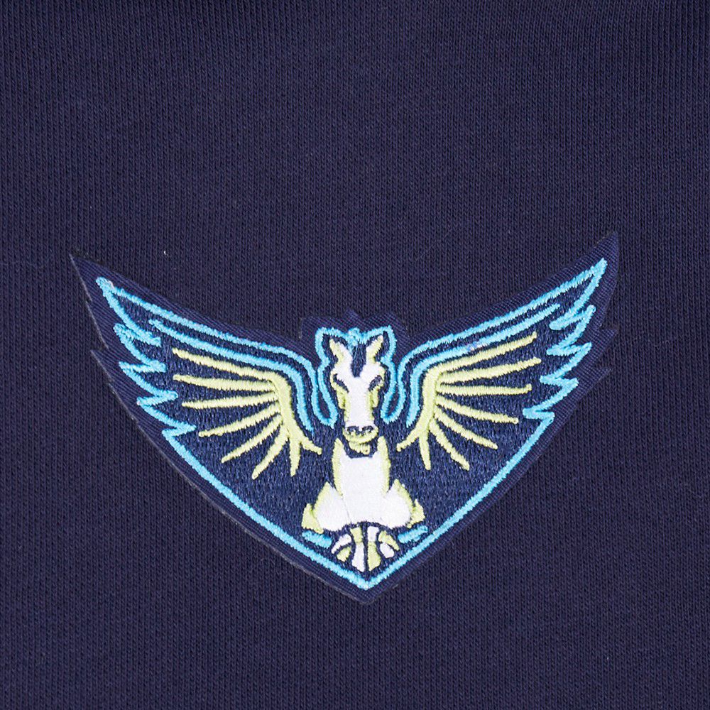 Pro Standard Women's Dallas Wings Navy Wingspan Cropped Hoodie product image
